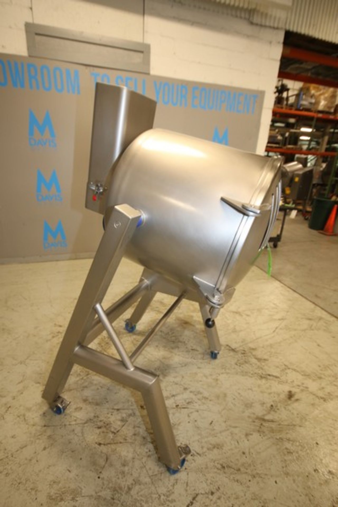 2020 Vakona, 250L Portable S/S Mixer, Model FM-250-STL, SN 2770, with Tilt Capability Hinged Lid & - Image 3 of 8