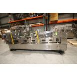 2008 PAC Tec 4 - Wide S/S Cup Filler, SN 2201, with 4 1/4" W Change Parts, Cup Inserter, Tamper