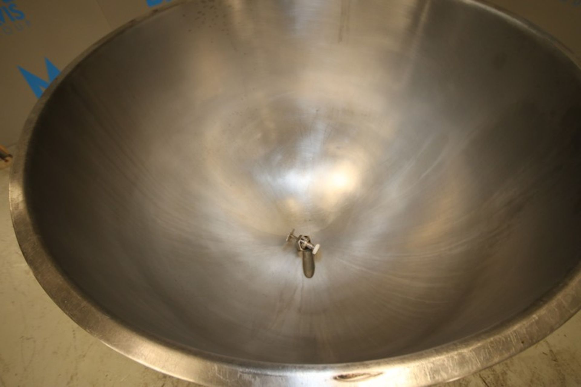 2012 Groen 150 Gallon S/S Jacketed Kettle, Model 150D, SN 75696-1-2, with Hinged Lid, 2" Threaded - Image 2 of 8