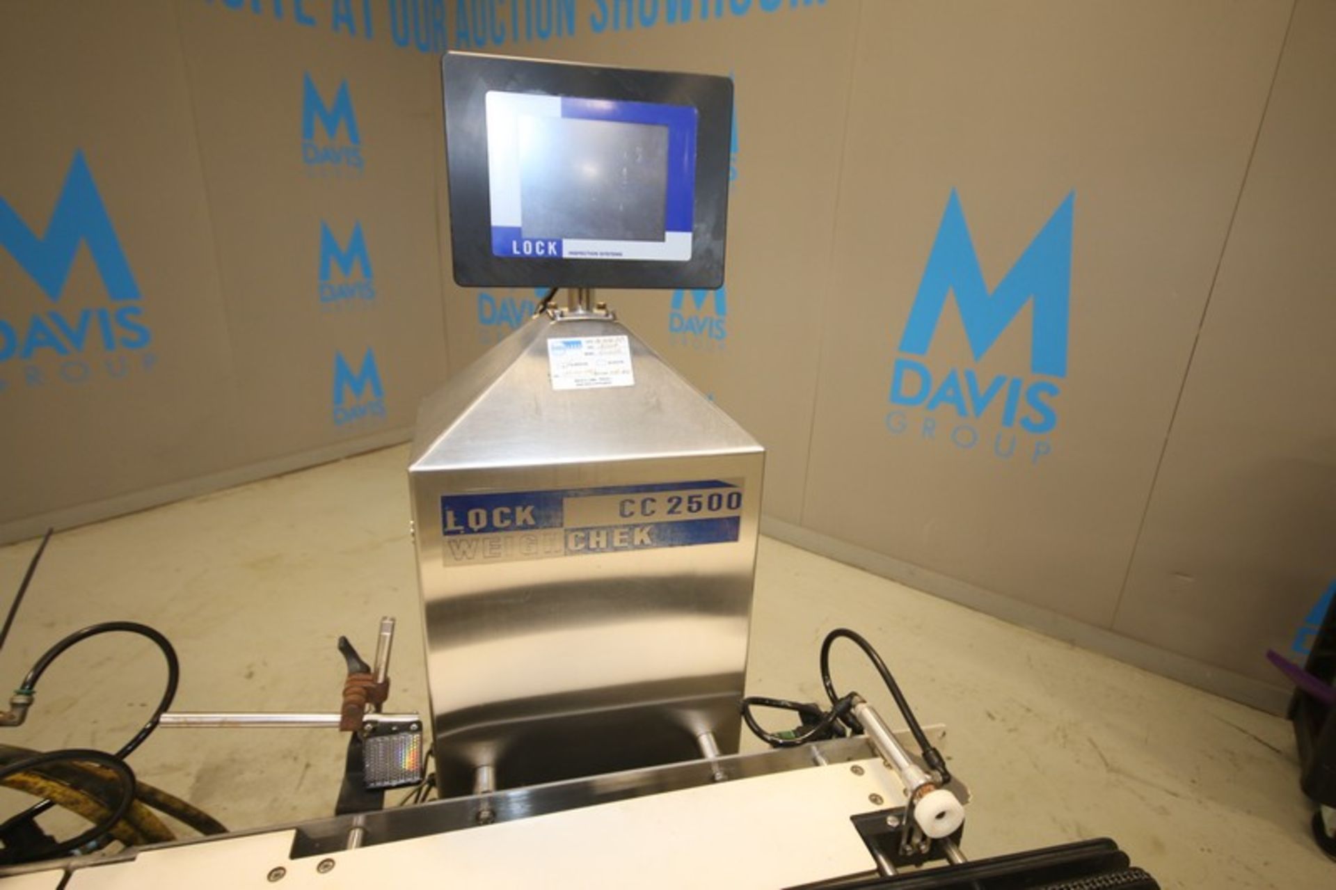 2010 Lock Weighchek S/S Metal Detector / Check-Weigher, Model CC2500 WEIGHCHECK-CHAIN, SN LIS1002- - Image 7 of 9