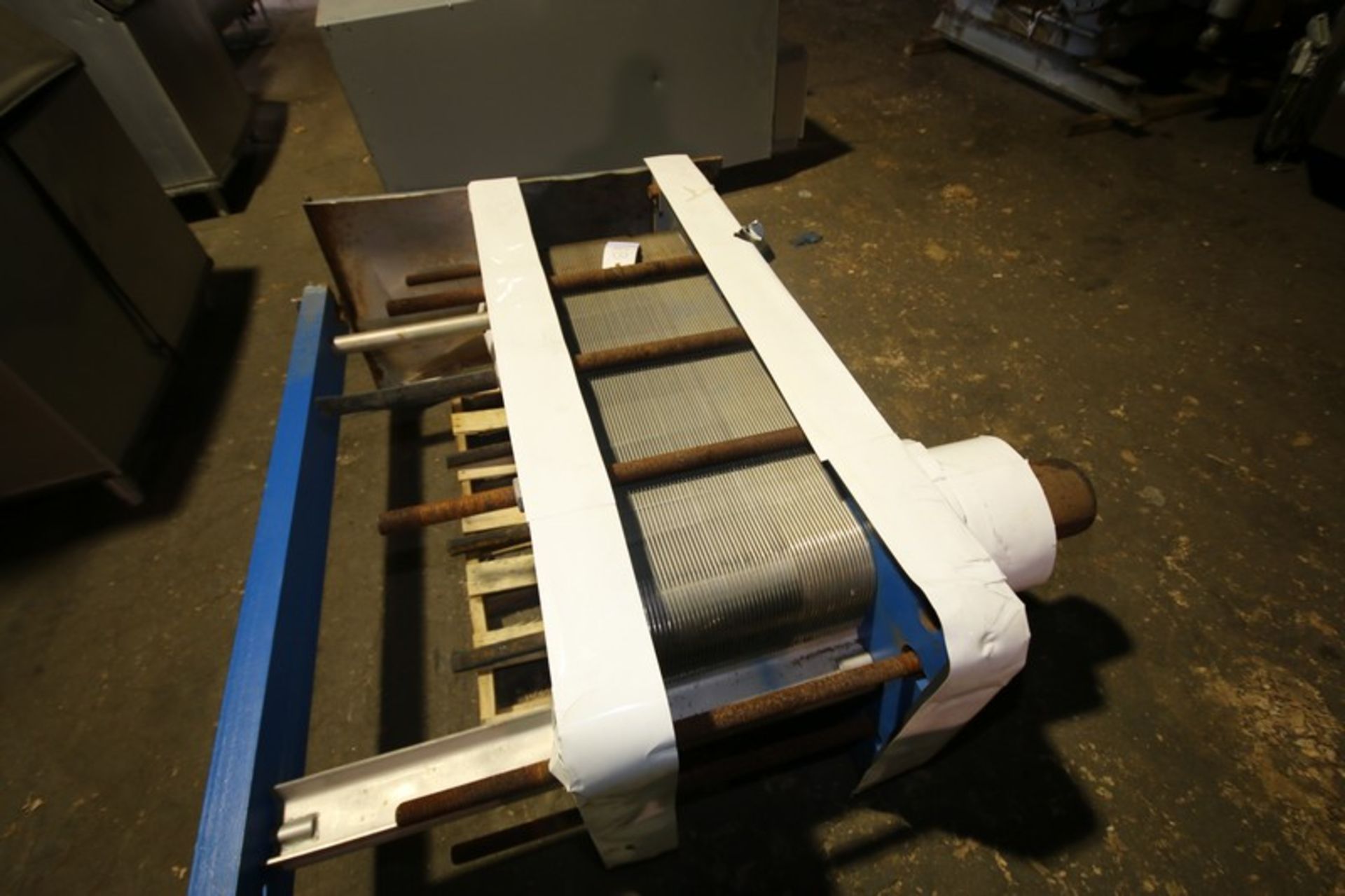 Plate Press Heat Exchanger, M/N 3QPA21, S/N 34257.1, Mounted on Frame (INV#68993)(Located at the M - Bild 4 aus 5