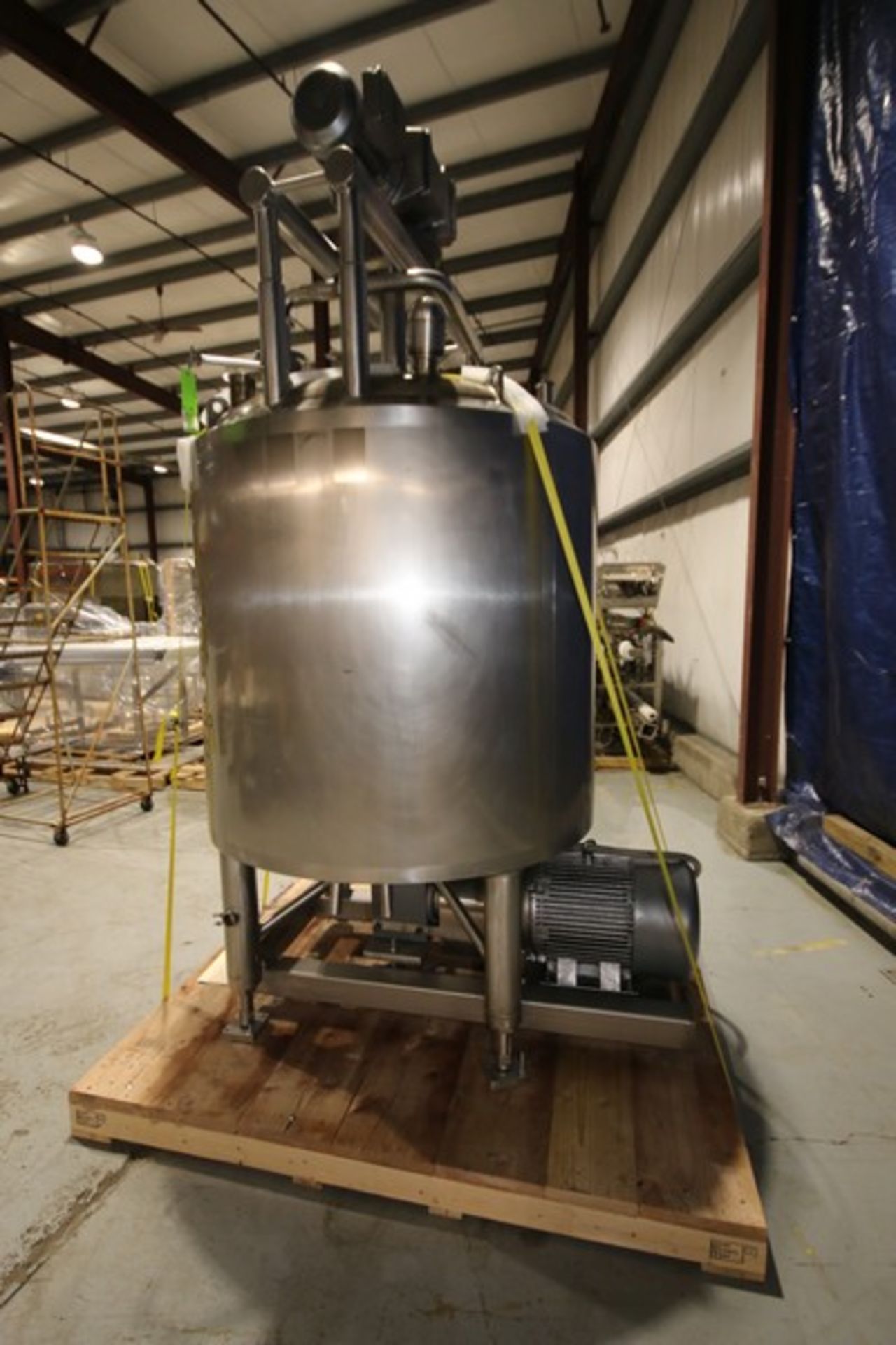 APV 400 Gallon Crepaco S/S Jacketed Dome Top Multiverter / Blender, SN K-2030, 316L Stainless, - Image 6 of 22