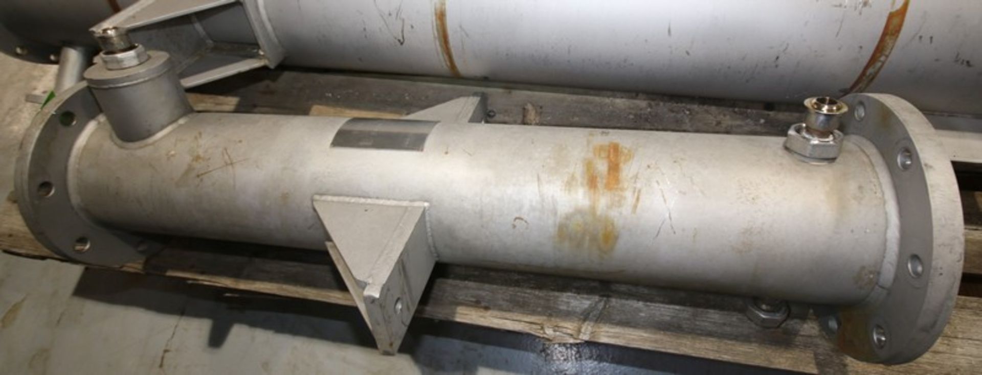 4' L x 9" W S/S Shell & Tube Heat Exchanger, SN 93Y10156-01, with 3/4" Flanged Connections (INV# - Image 3 of 6