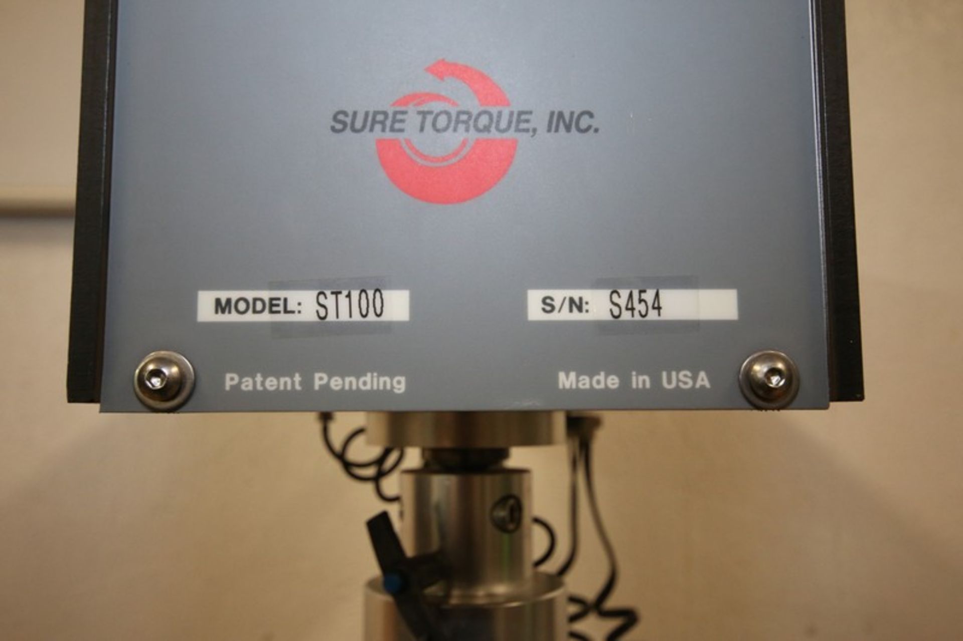 Sure Torque Inc. Torque Tester, Model ST100, SN 5454, 110V (INV#66952) (Located @ the MDG Auction - Image 6 of 6
