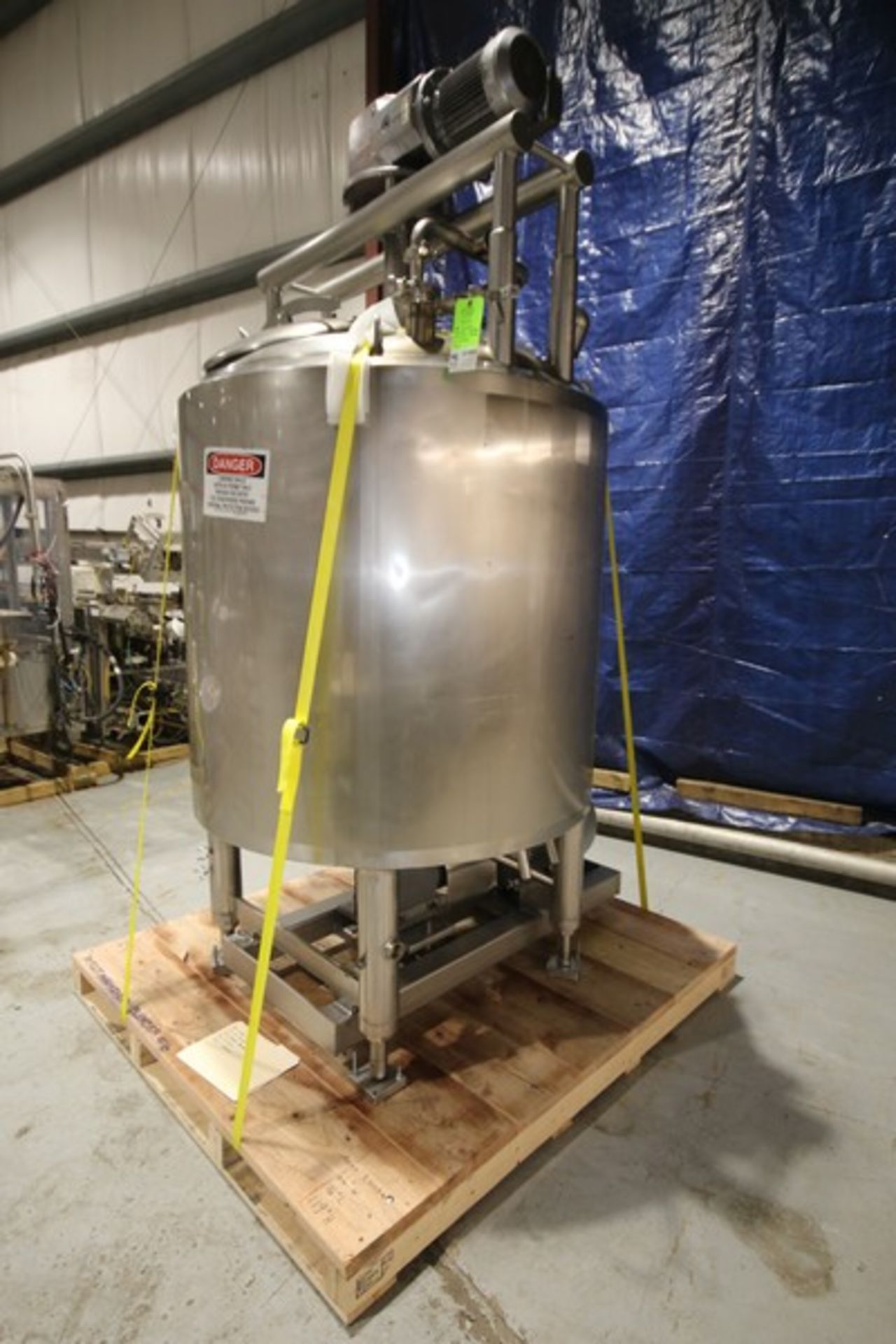 APV 400 Gallon Crepaco S/S Jacketed Dome Top Multiverter / Blender, SN K-2030, 316L Stainless, - Bild 5 aus 22