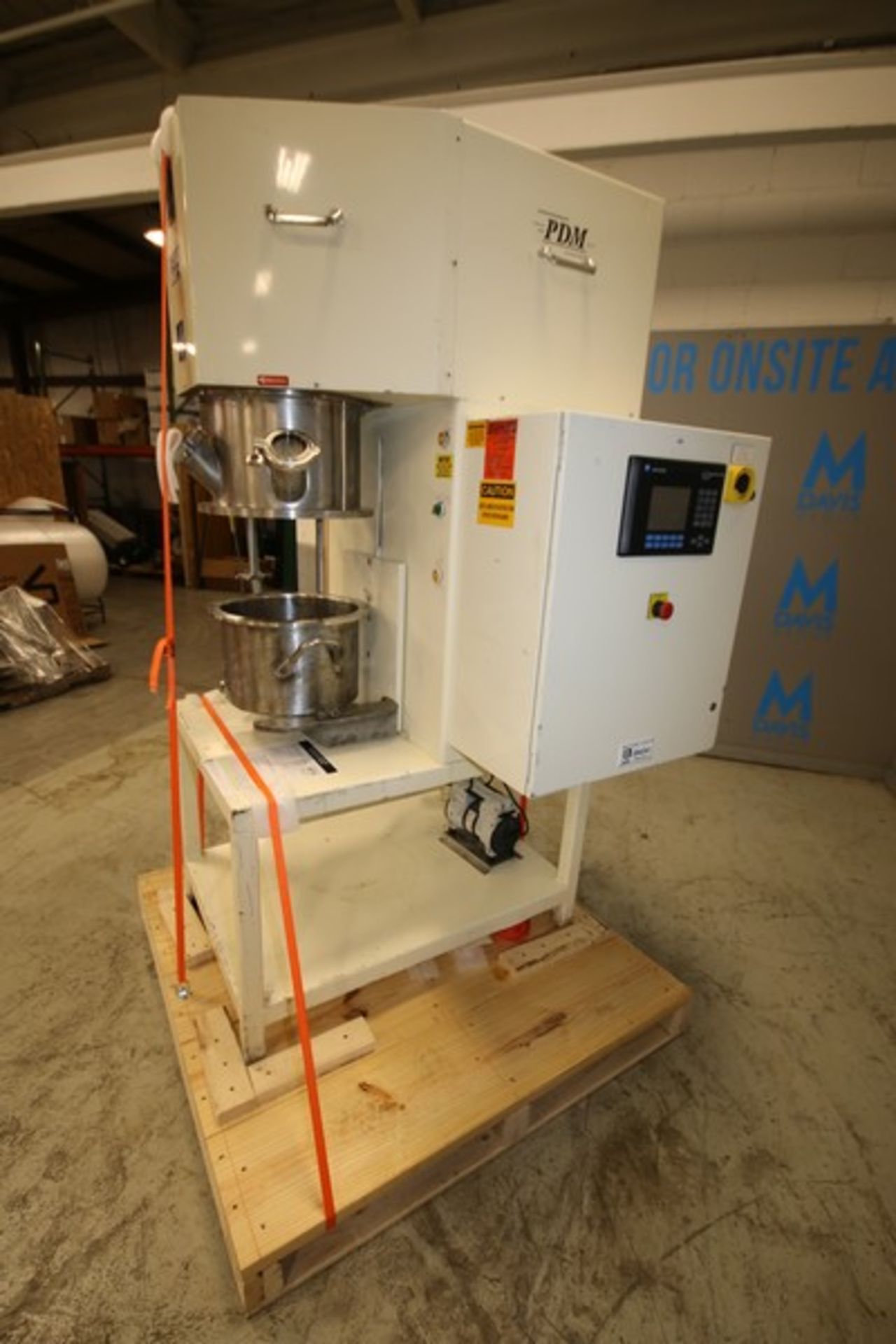 Ross Planetary Mixer, Model PDM-4, SN 106786, with Stirrer & Disperser, 14" W x 8" D S/S Mixing - Image 5 of 13