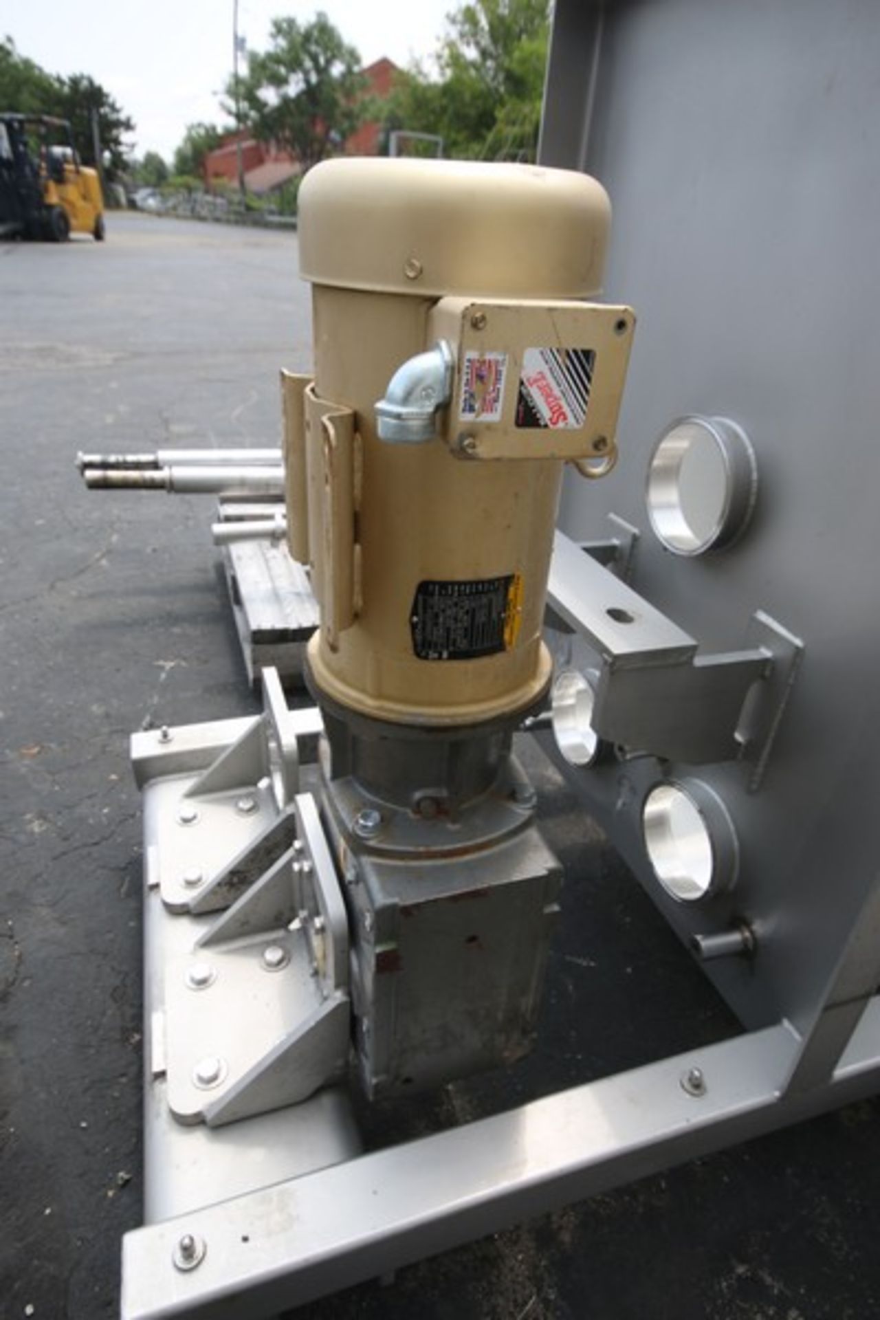 Koss 66" L x 29" W x 43" D S/S Ribbon Blender, SN 3067A, (Dismantled) with 24" W Ribbon & 5 hp/ - Image 8 of 11