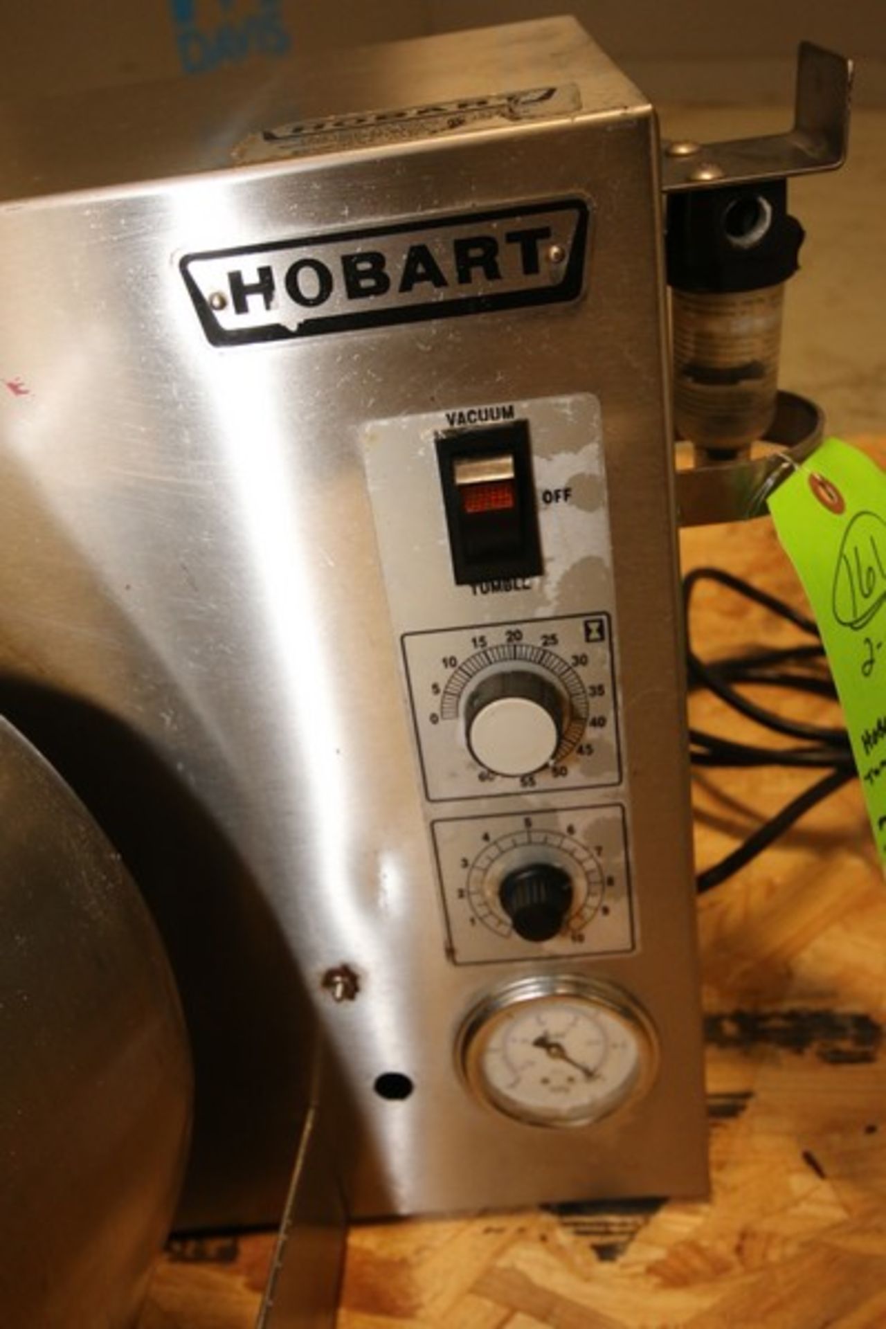 Hobart S/S Vacuum Tumbler / Marinator, Model HVM 30, SN CJ 1000 822, 120V (INV#103010) (Located @ - Bild 5 aus 6