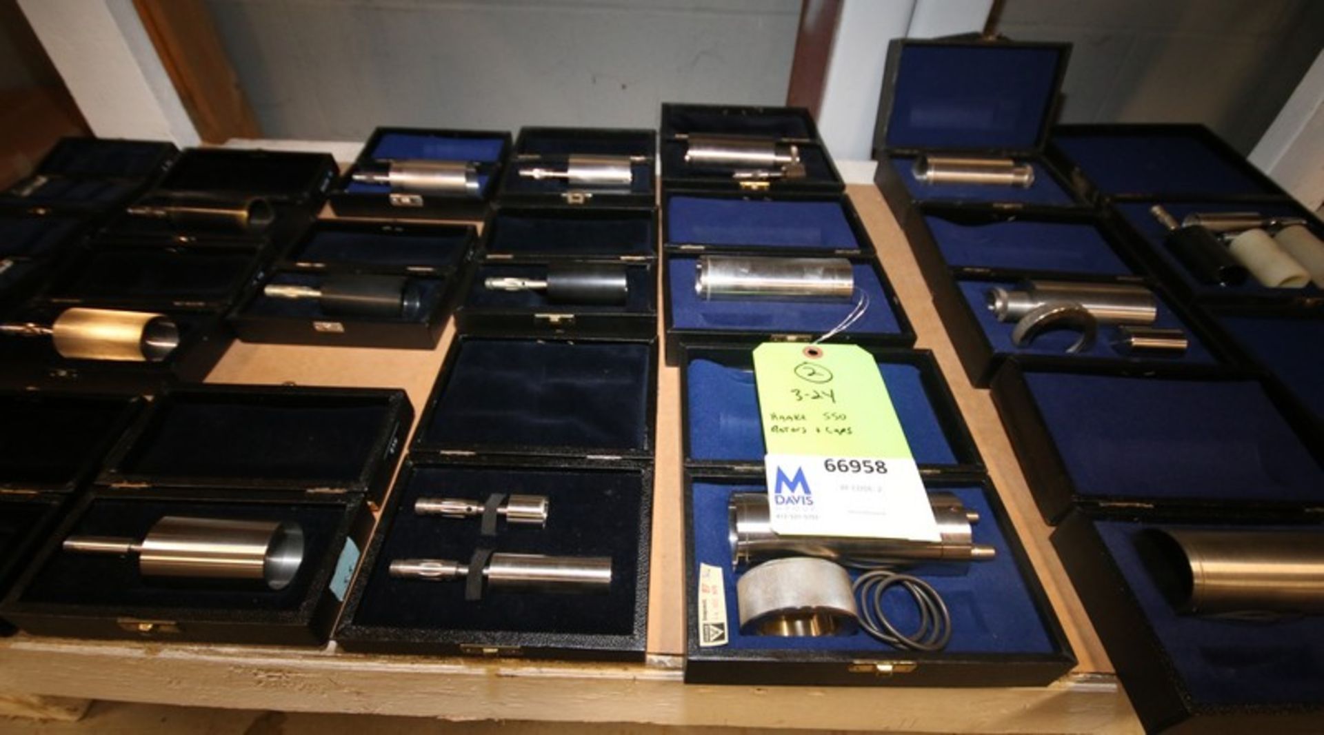 Lot of (20) Assorted Haake 550 Rotors & Cups Type SV-1 & 2, RV467, RV-483, RV450.24, RN 453, RV - Image 3 of 4