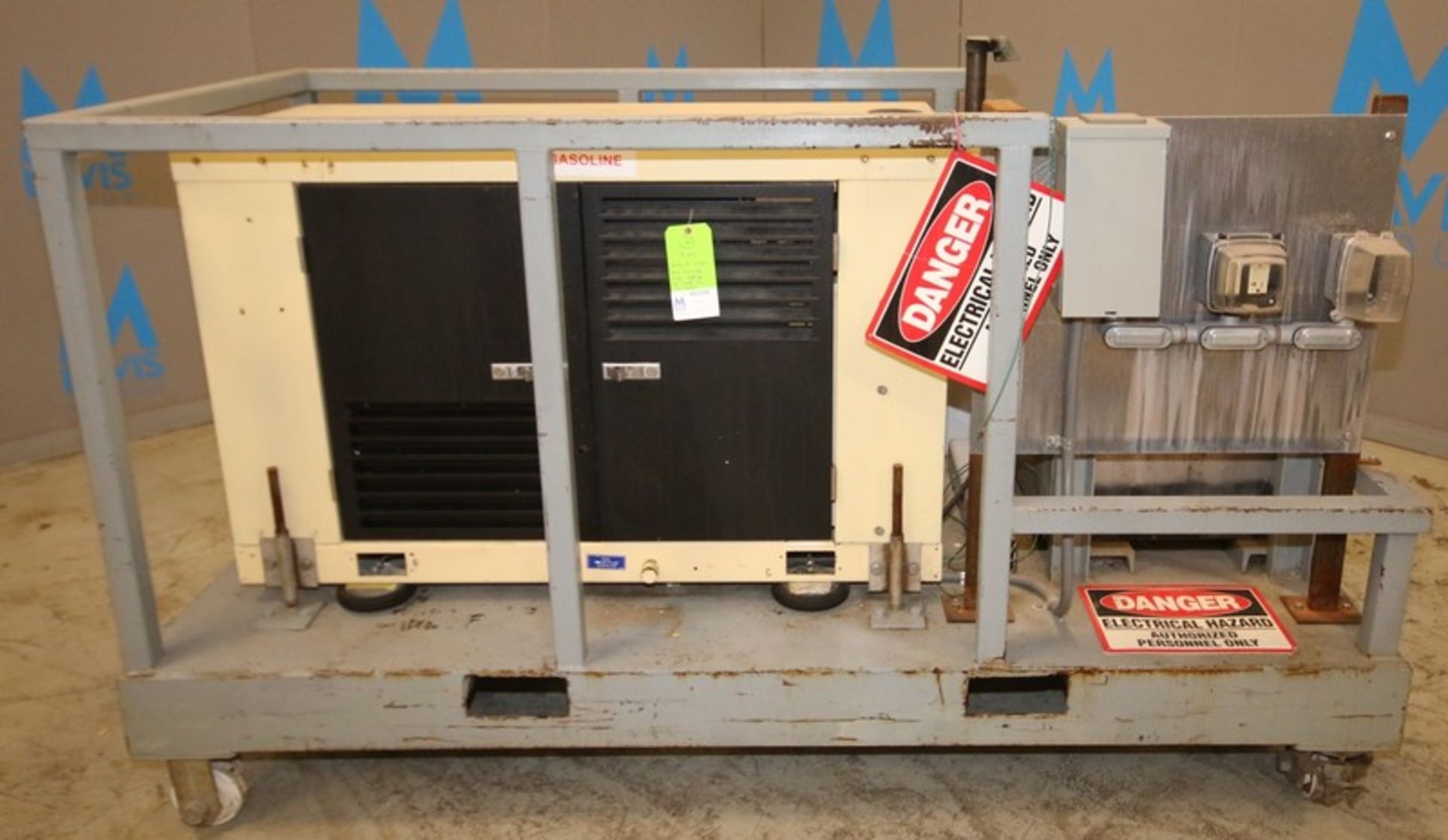 Kohler 10 KVA Gas Portable Generator, Model 10RY61, SN 25687103, with Ford 4 Cylinder Gas Engine,