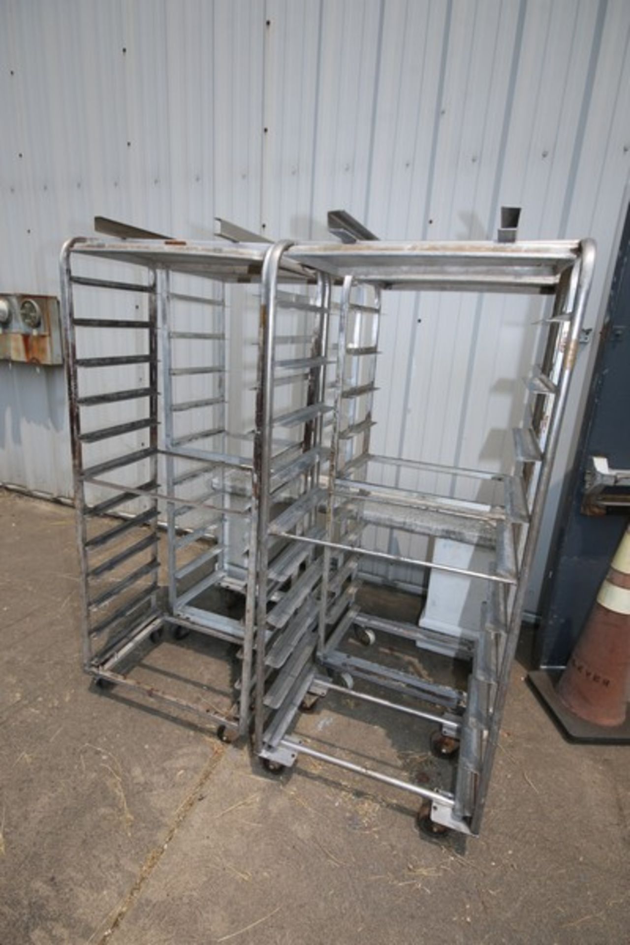 Lot of (5) Assorted Aluminum Bakery Racks, 28" W x 18" D x 69" H, Try Size - 26" x 18" (INV#95379)( - Image 2 of 2