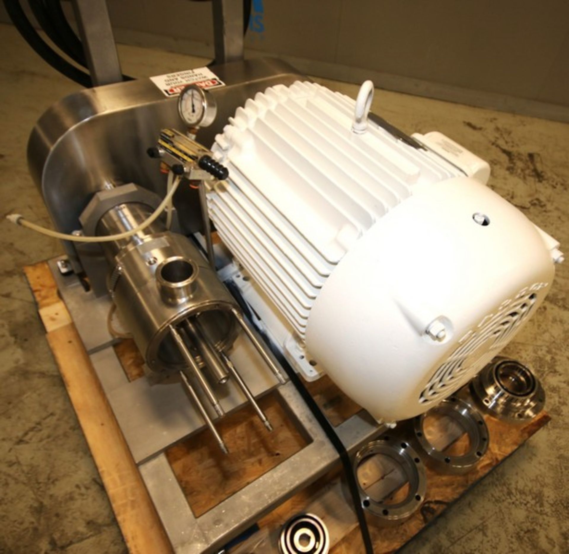 2020 Admix Boston S/S Shear Mill, Model QS-37-3, SN 66870-2, with 40 hp / 3545/5400 rpm Motor, 460 - Bild 3 aus 12