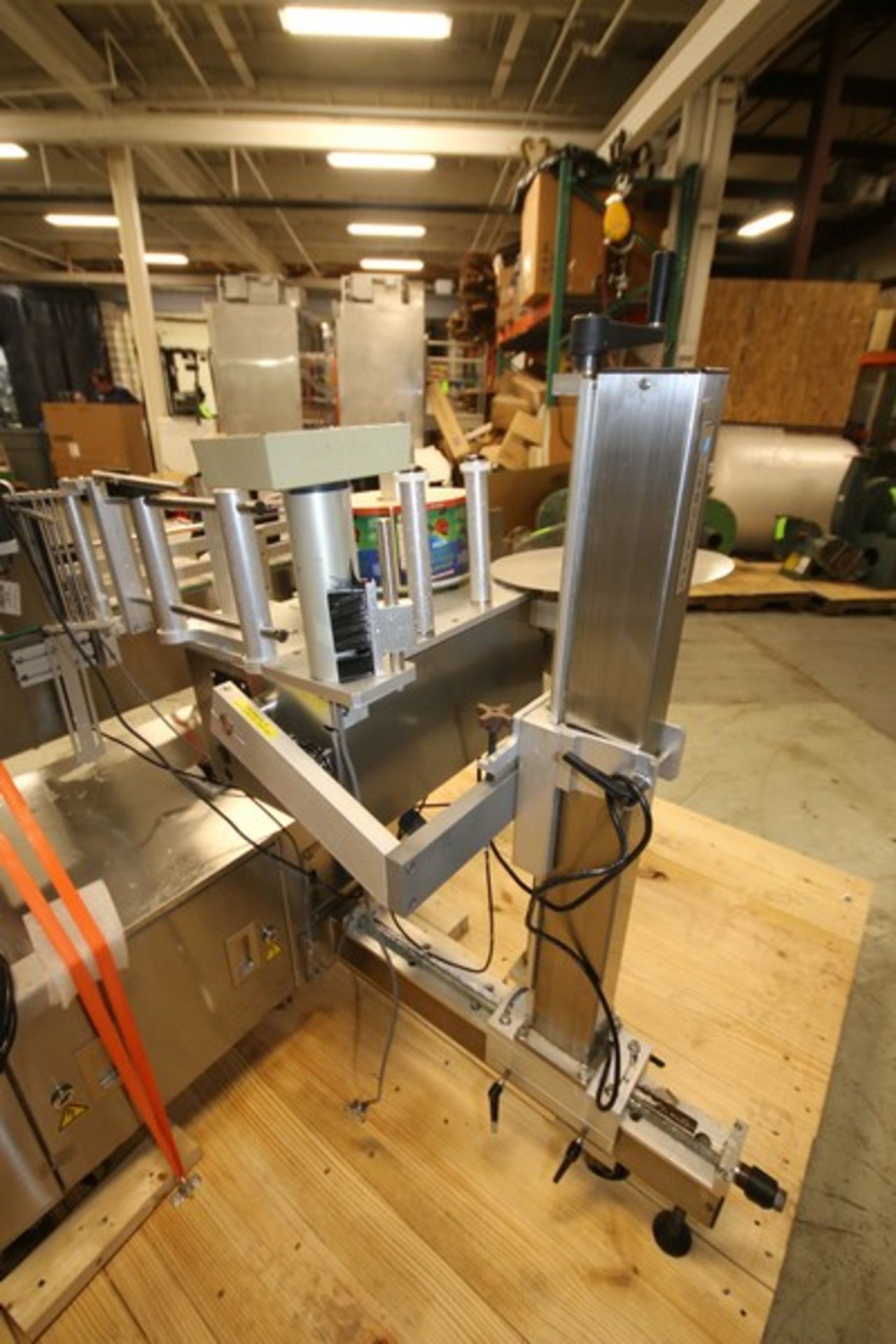 Labeler-Aire Inline S/S Labeling System, Model 5100 6" x 8' 3115NV 7" RH, SN 0335621111, with 6" W x - Image 9 of 14