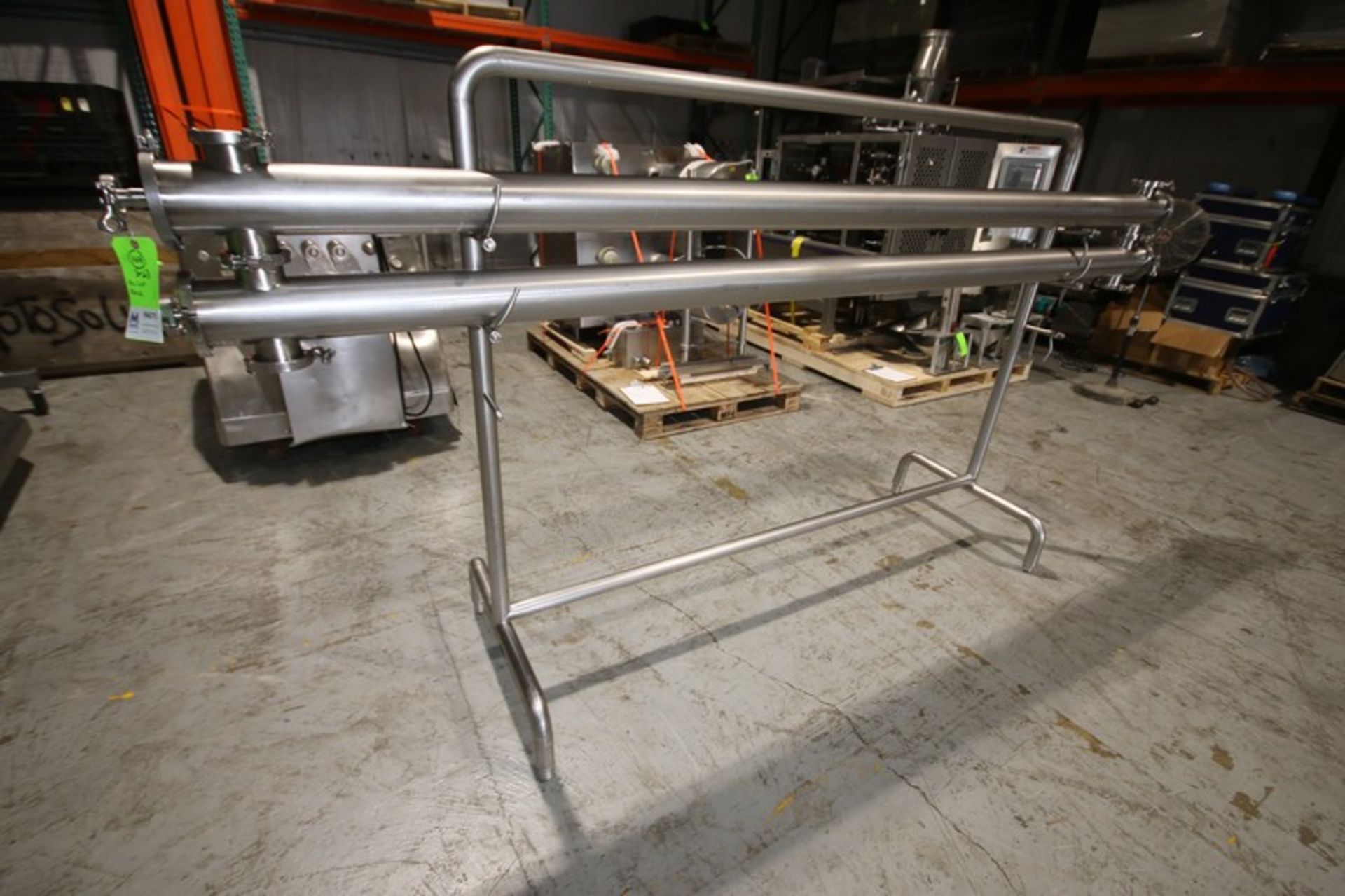 4" x 10' L - 2 -Tube S/S RO/UF Rack with S/S Stand (INV#96675) (Located @ the MDG Auction Showroom