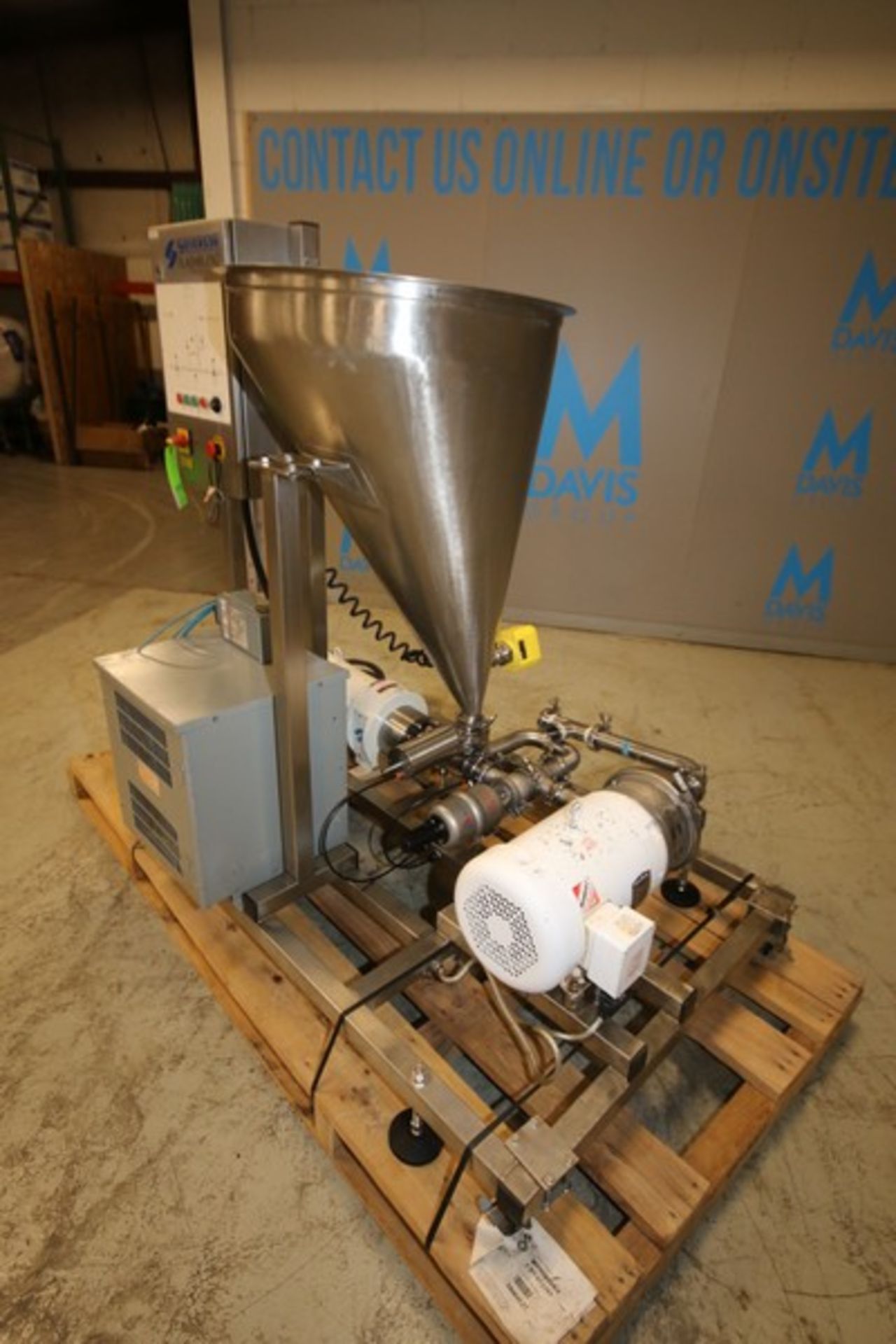 Silverson Flashblend Powder / Liquid Mixer Skid System, Model FLB 30S, SN FLB305 268, with High - Bild 2 aus 19