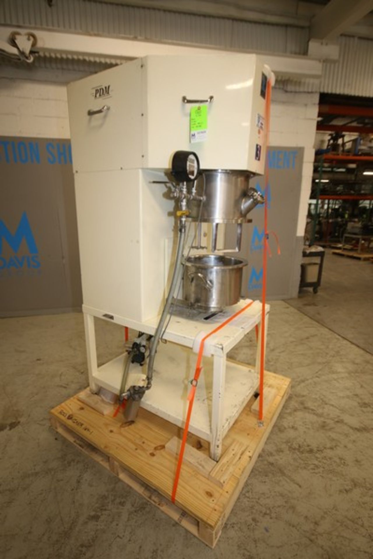 Ross Planetary Mixer, Model PDM-4, SN 106785, with Stirrer & Disperser, 14" W x 8" D S/S Mixing