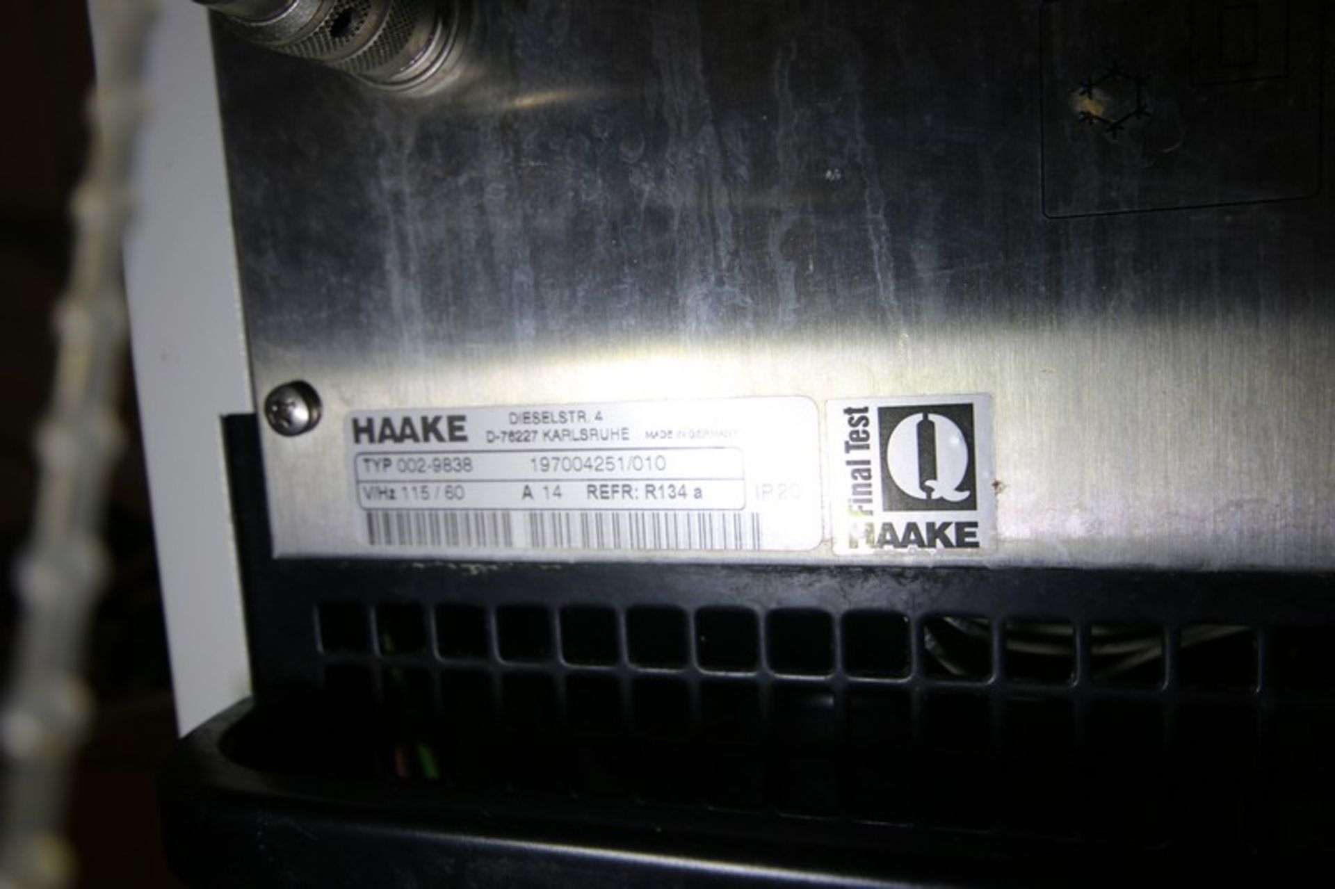 Haake F6 Circulator with C25 Circulating Water Bath, Type 002-9838, SN 197003780/003, 115V, with - Image 5 of 5