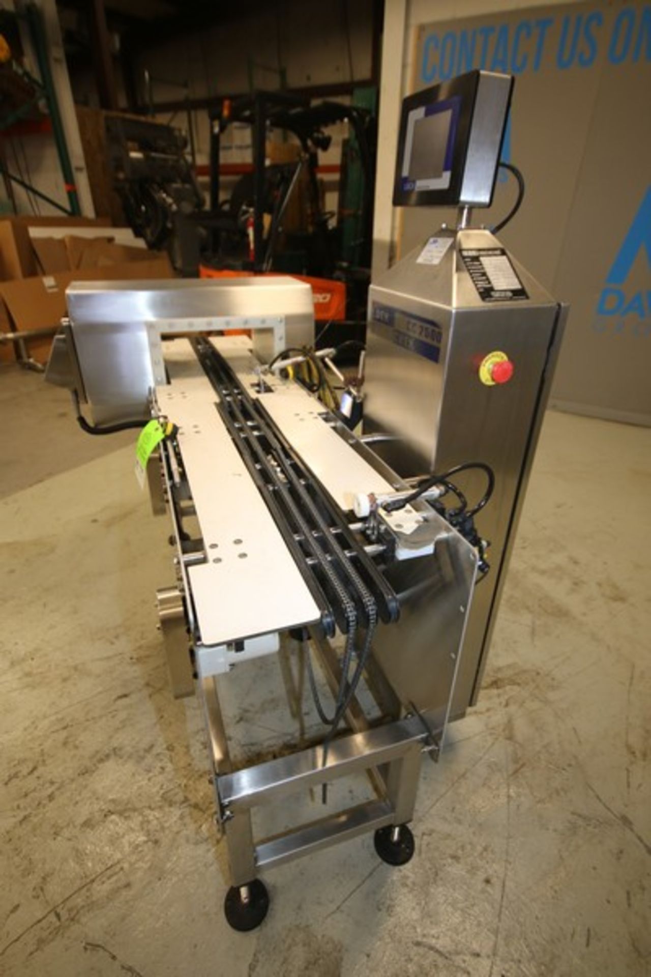 2010 Lock Weighchek S/S Metal Detector / Check-Weigher, Model CC2500 WEIGHCHECK-CHAIN, SN LIS1002- - Image 4 of 9