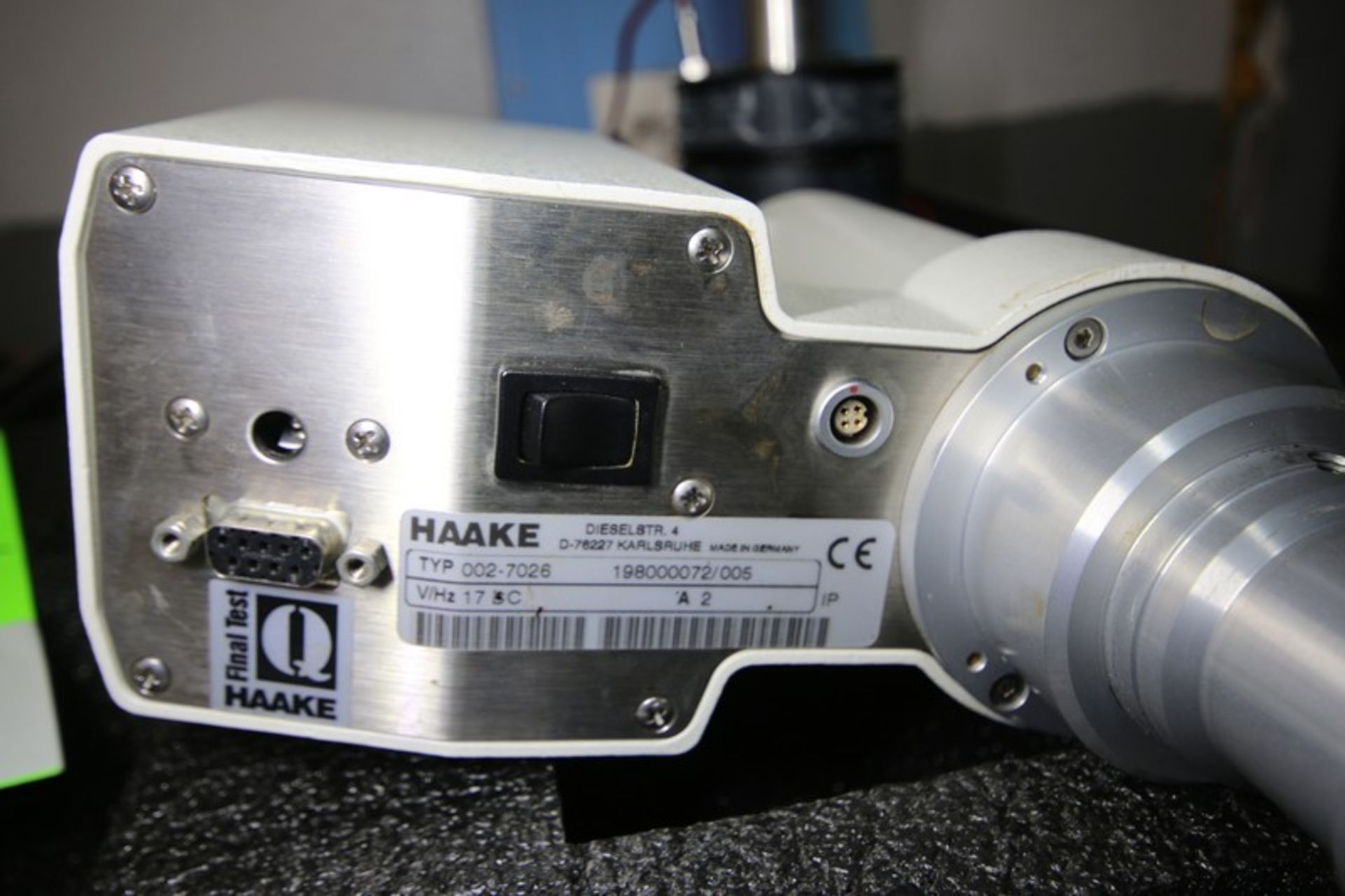 Haake VT550 Viscometer, Type 002-7026, SN 198000072/005 with Case, Heat Chamber & Manual (INV#66956) - Image 4 of 5