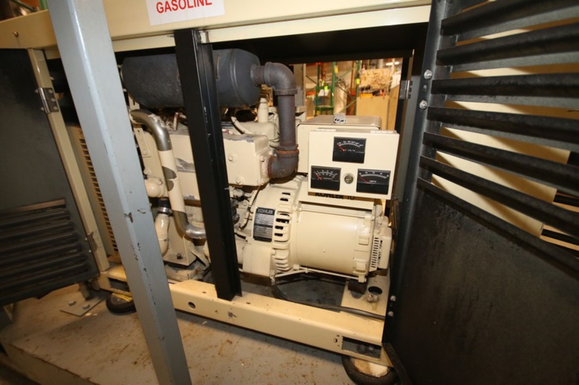 Kohler 10 KVA Gas Portable Generator, Model 10RY61, SN 25687103, with Ford 4 Cylinder Gas Engine, - Image 9 of 11