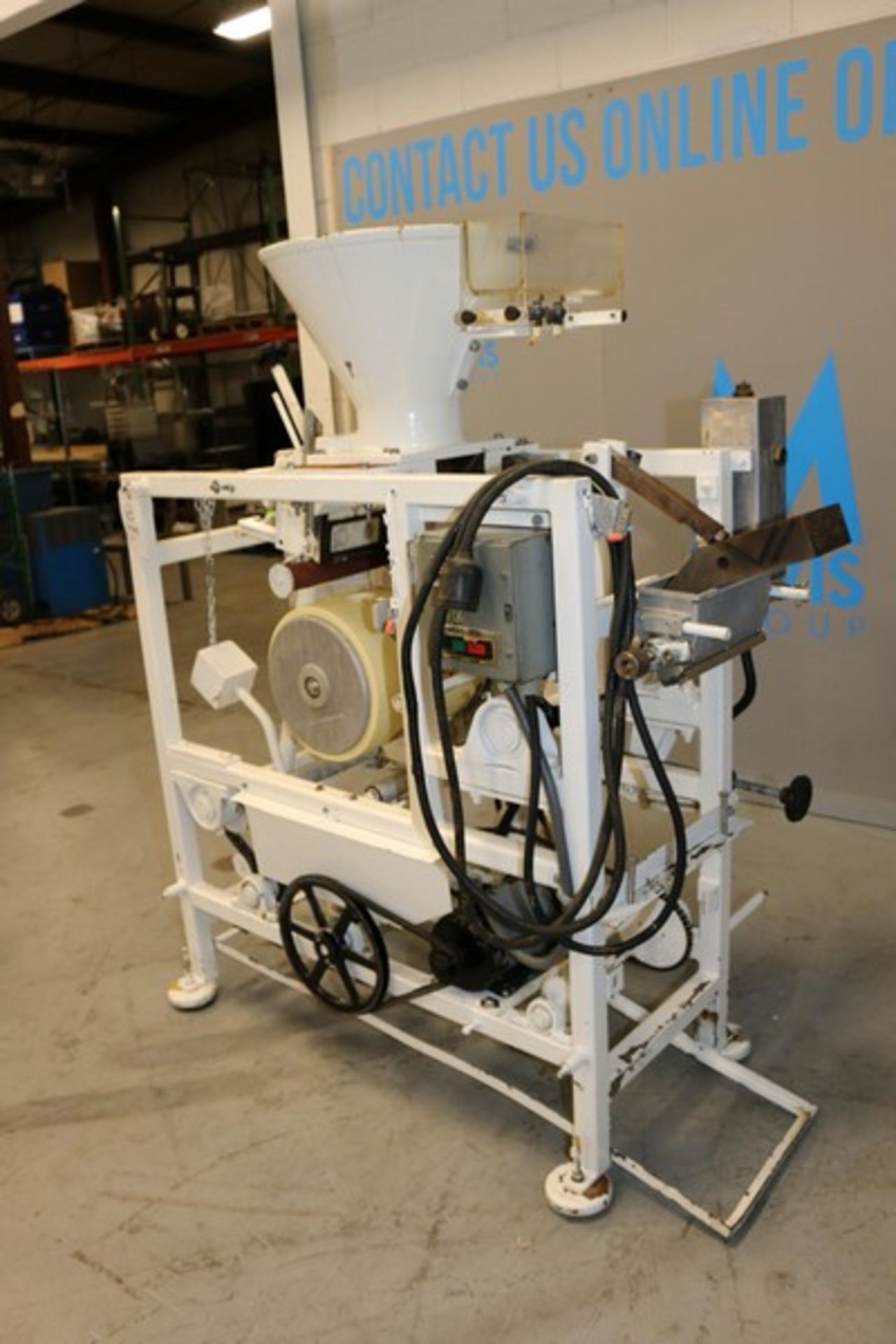 Adam Equipment Dough Divider, with Aprox. 2-1/2" Dia. Die, with Infeed Chute, with Cuttler Hammer - Image 3 of 9