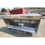 Captiveaire 8' L x 42" W x 24" D S/S Exhaust Hood, Model 4224T-R (INV#96695) (Located @ the MDG