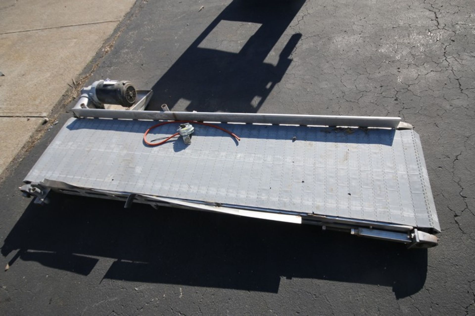 7' L S/S Power Belt Conveyor Section with 20" W Rex Type Plastic Belt, 1 hp / 1755 rpm Drive - Image 3 of 3