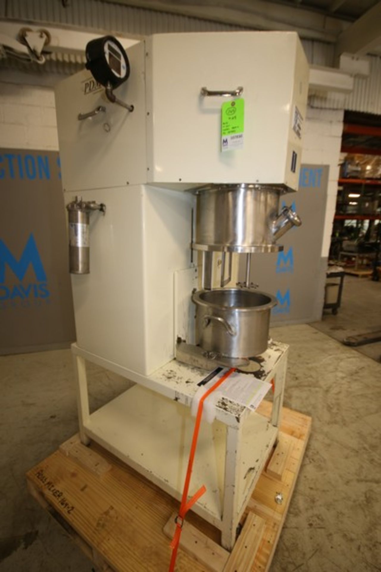 Ross Planetary Mixer, Model PDM-4, SN 104097, with Stirrer & Disperser, 14" W x 8" D S/S Mixing - Image 2 of 12