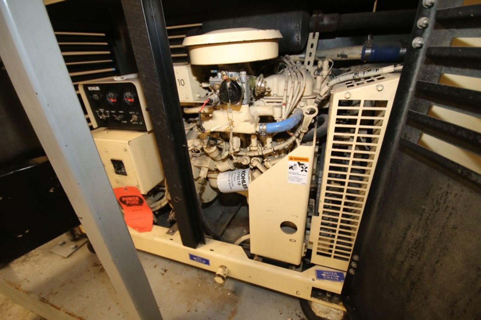 Kohler 10 KVA Gas Portable Generator, Model 10RY61, SN 25687103, with Ford 4 Cylinder Gas Engine, - Image 6 of 11