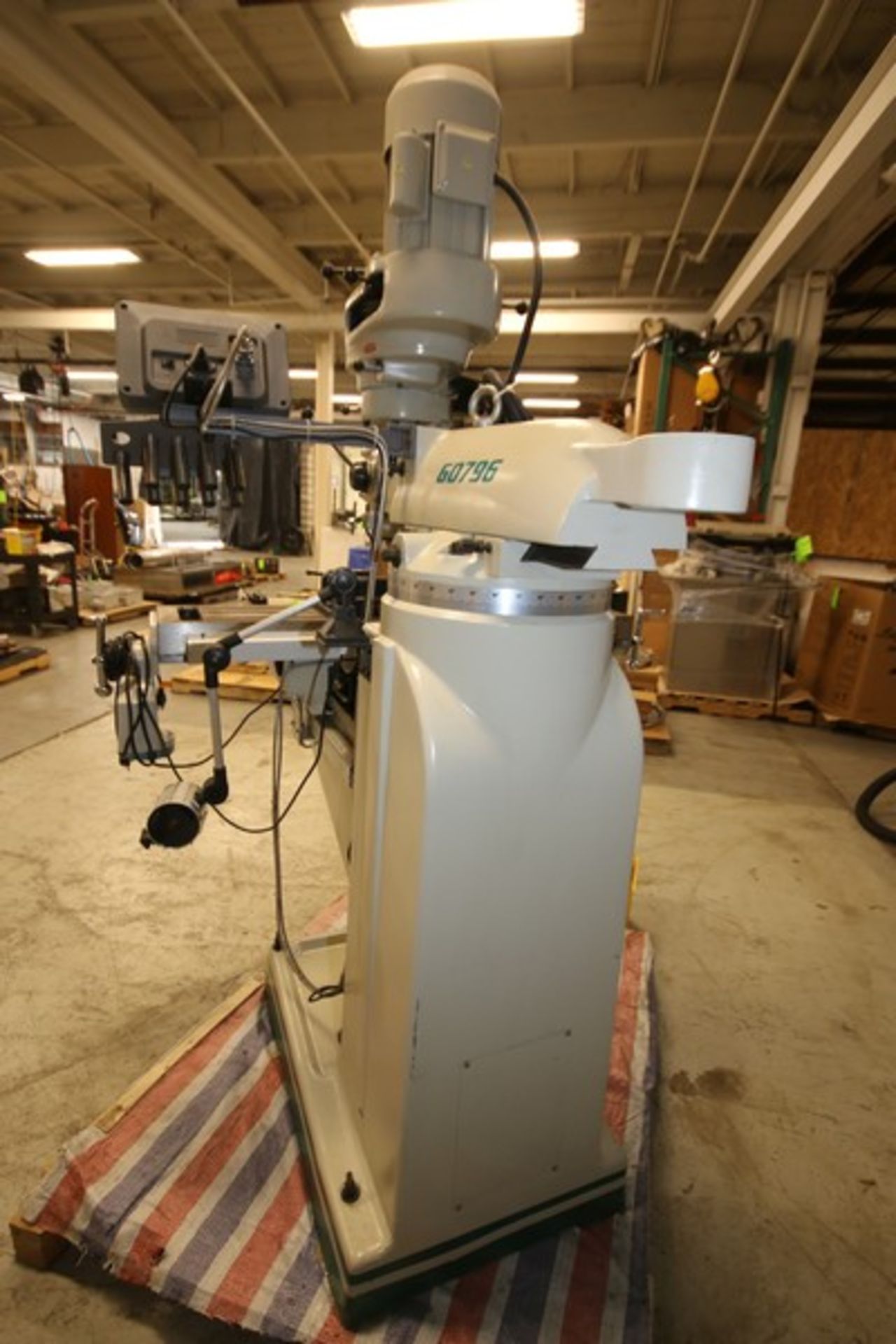 2021 Grizzly 9" x 49" Vertical Milling Machine, Model G0796, SN A200492, with Goxh LCD i500 Touch - Image 7 of 13