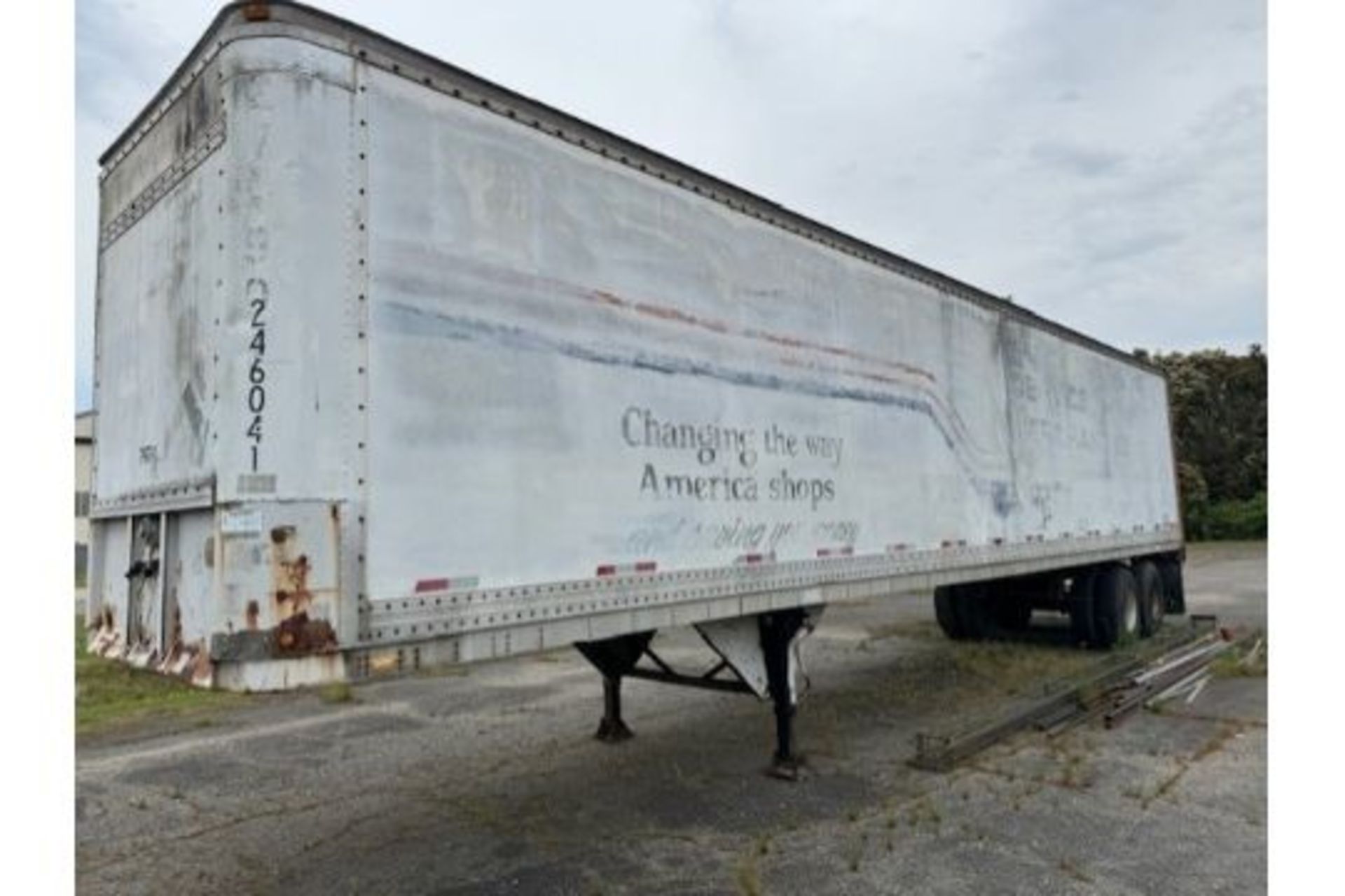Approx. 53 ft. Dry Van Trailer with Like New Roll Up Door
