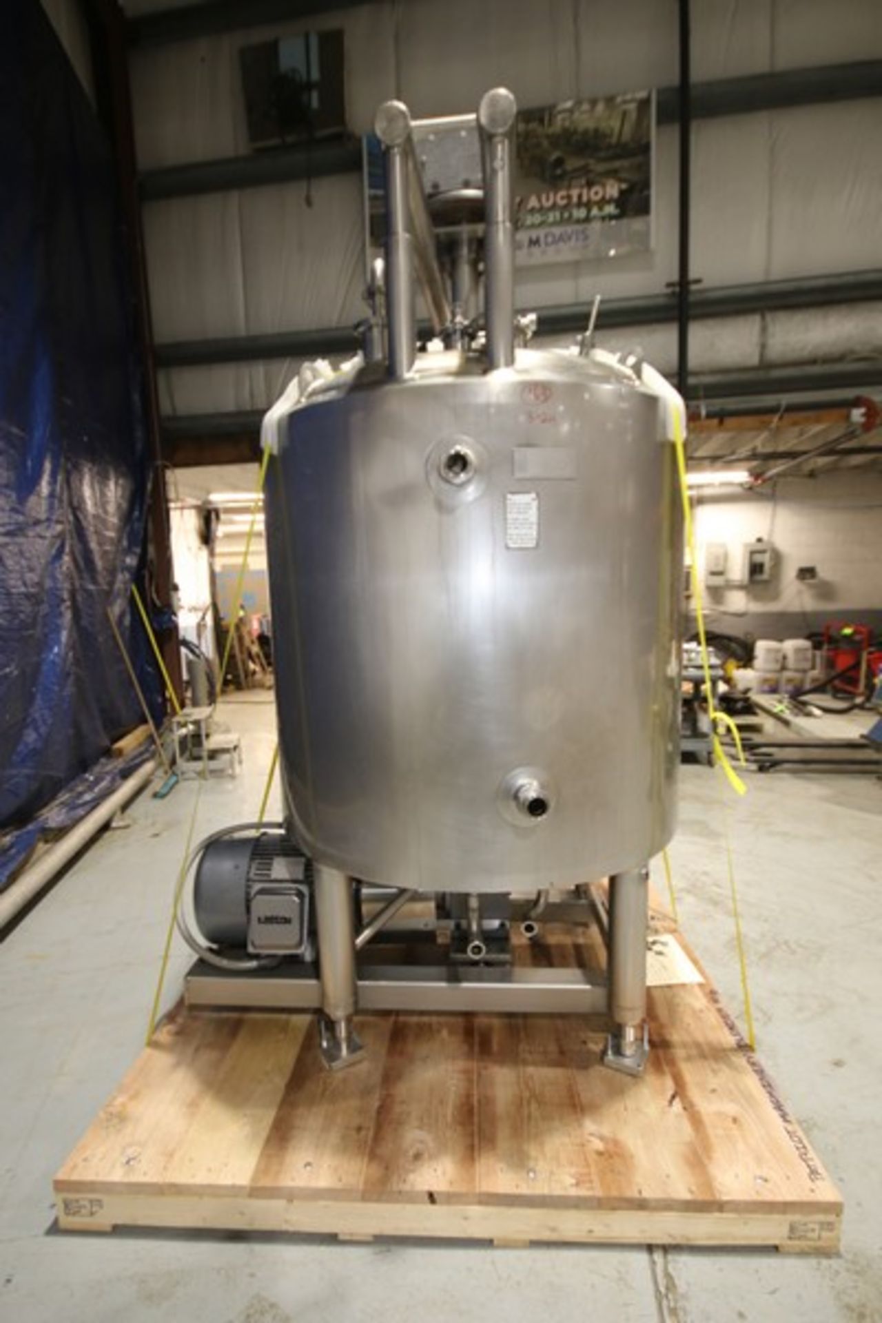 APV 400 Gallon Crepaco S/S Jacketed Dome Top Multiverter / Blender, SN K-2030, 316L Stainless, - Bild 9 aus 22