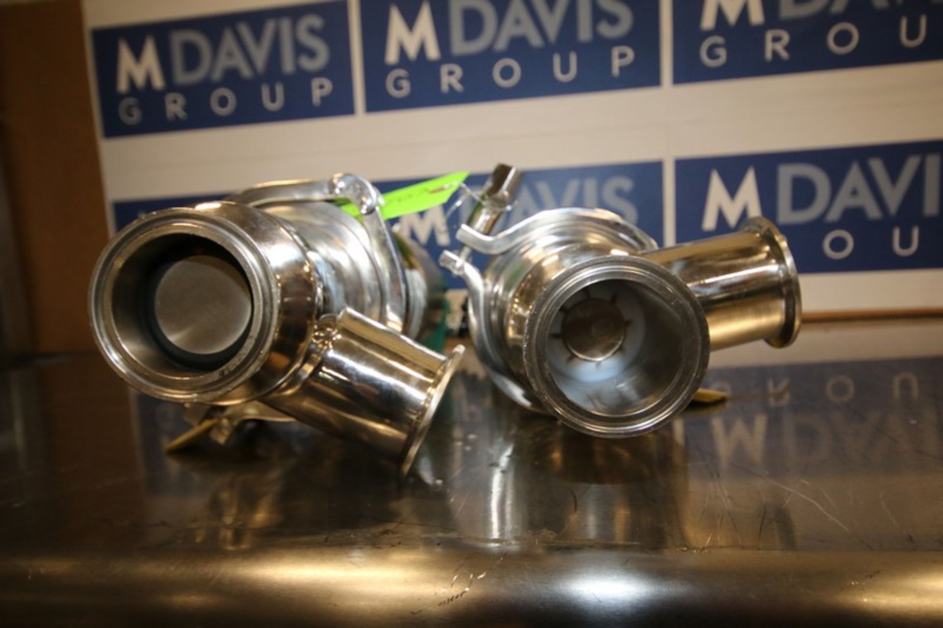 Lot of (2) Tri Clover 2" 2-Way S/S Air Valves, Model 761, Clamp Type, with Think Tops (INV#66934) ( - Image 4 of 4