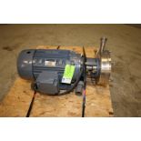 Tri Clover 7.5 hp Centrifugal Portable Pump, with Reliance 1755 rpm Motor, 4" x 3" CT Head, 230/
