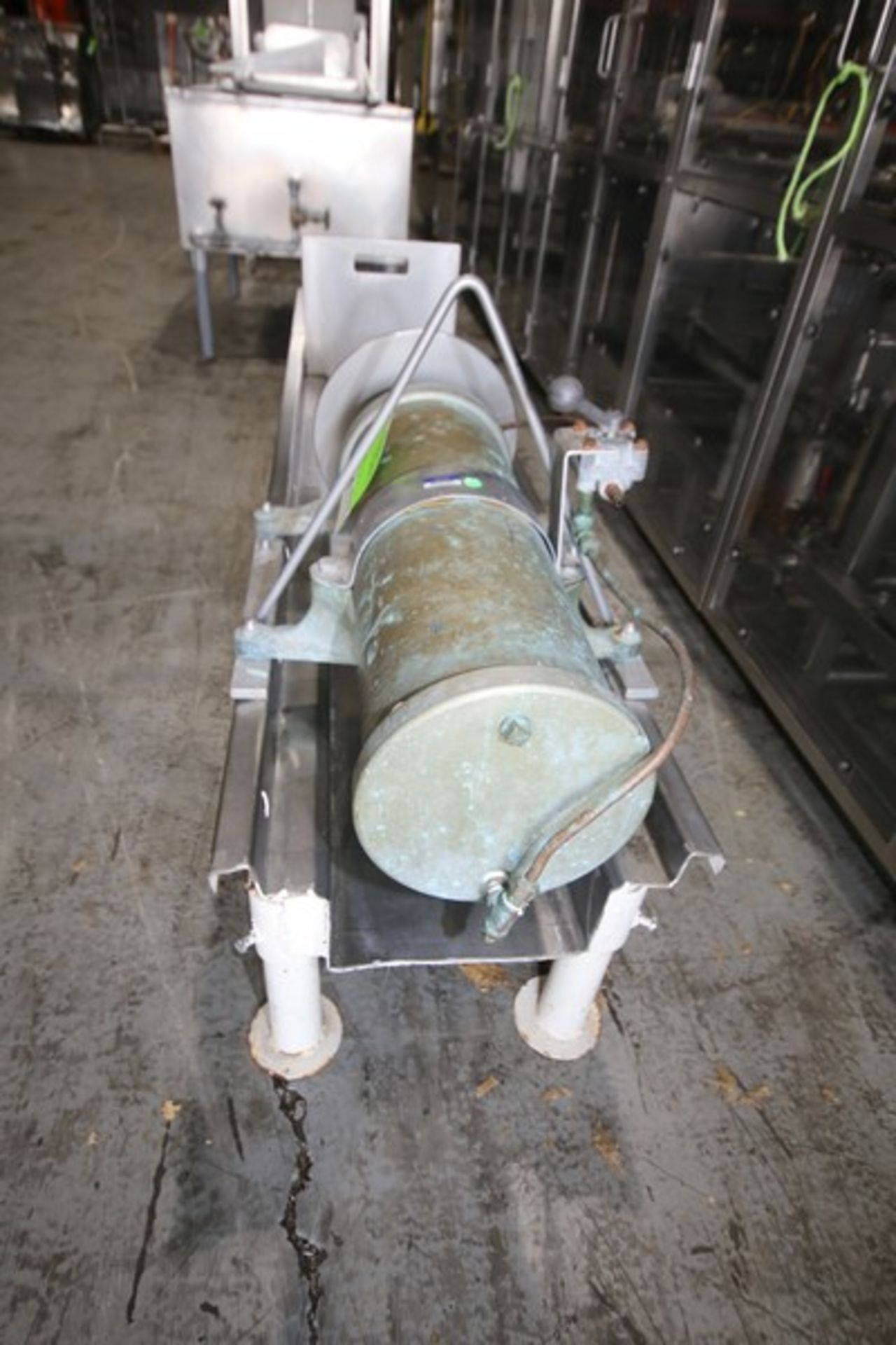 Horizontal Pneumatic S/S Cheese Press, with 12" Plate, (Aprox. Overall Dims. 101" L x 20" W x 30" H) - Image 3 of 4