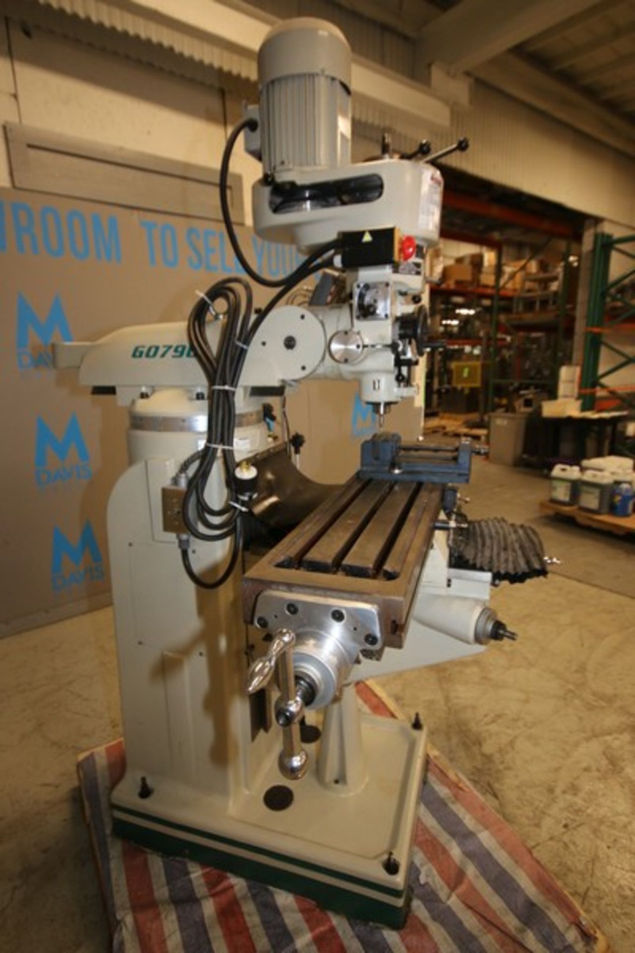 2021 Grizzly 9" x 49" Vertical Milling Machine, Model G0796, SN A200492, with Goxh LCD i500 Touch - Image 10 of 13