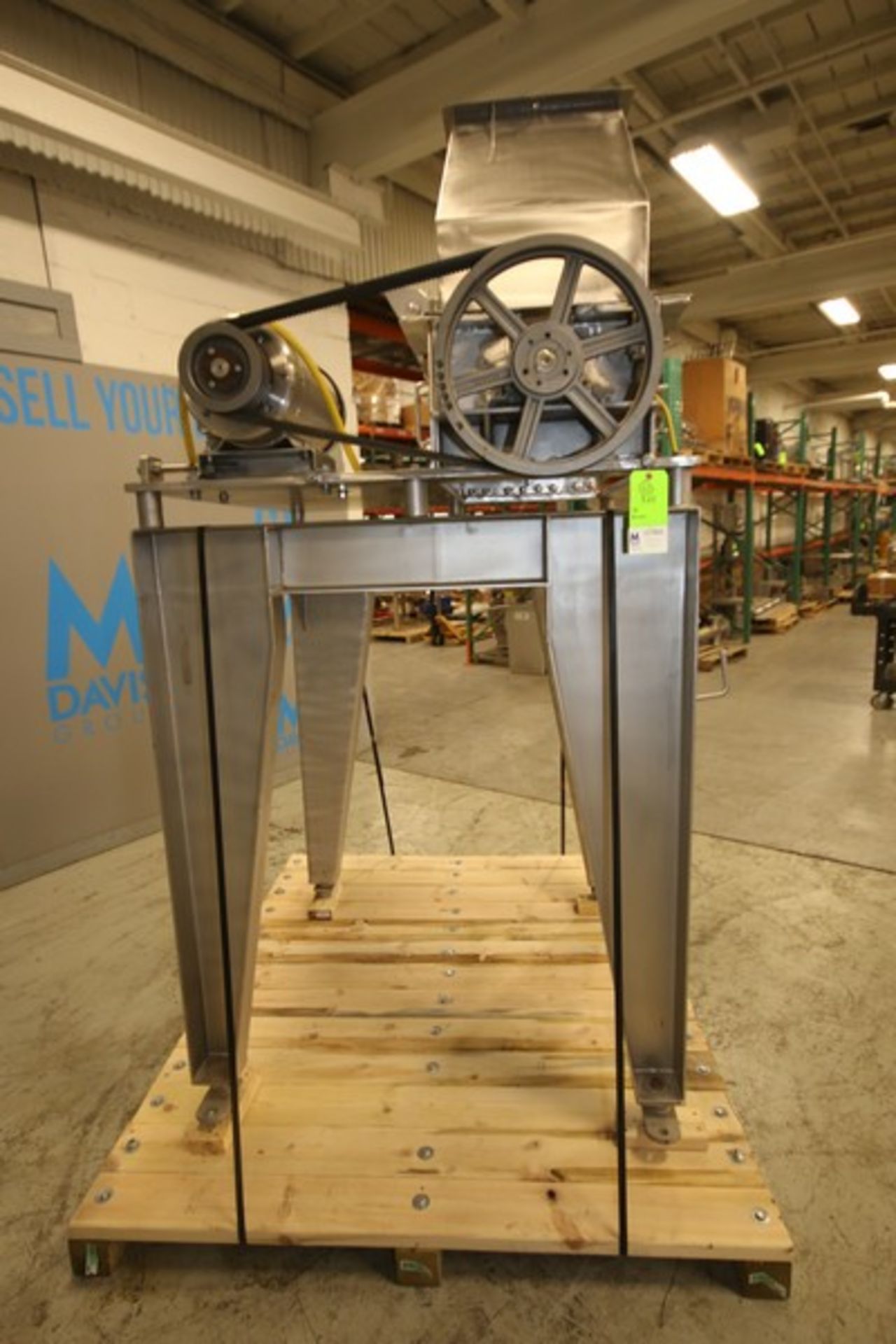 36" S/S Block Breaker, with 10hp / 1770 rpm S/S Drive Motor, S/S Hinged Hopper with 15" L x 18" W - Image 8 of 15