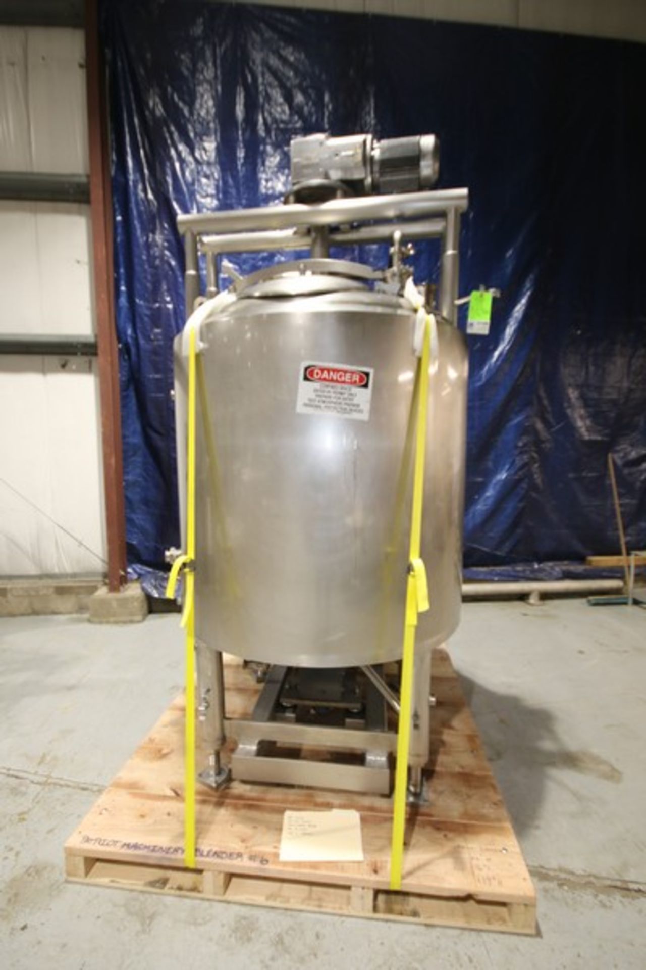 APV 400 Gallon Crepaco S/S Jacketed Dome Top Multiverter / Blender, SN K-2030, 316L Stainless,