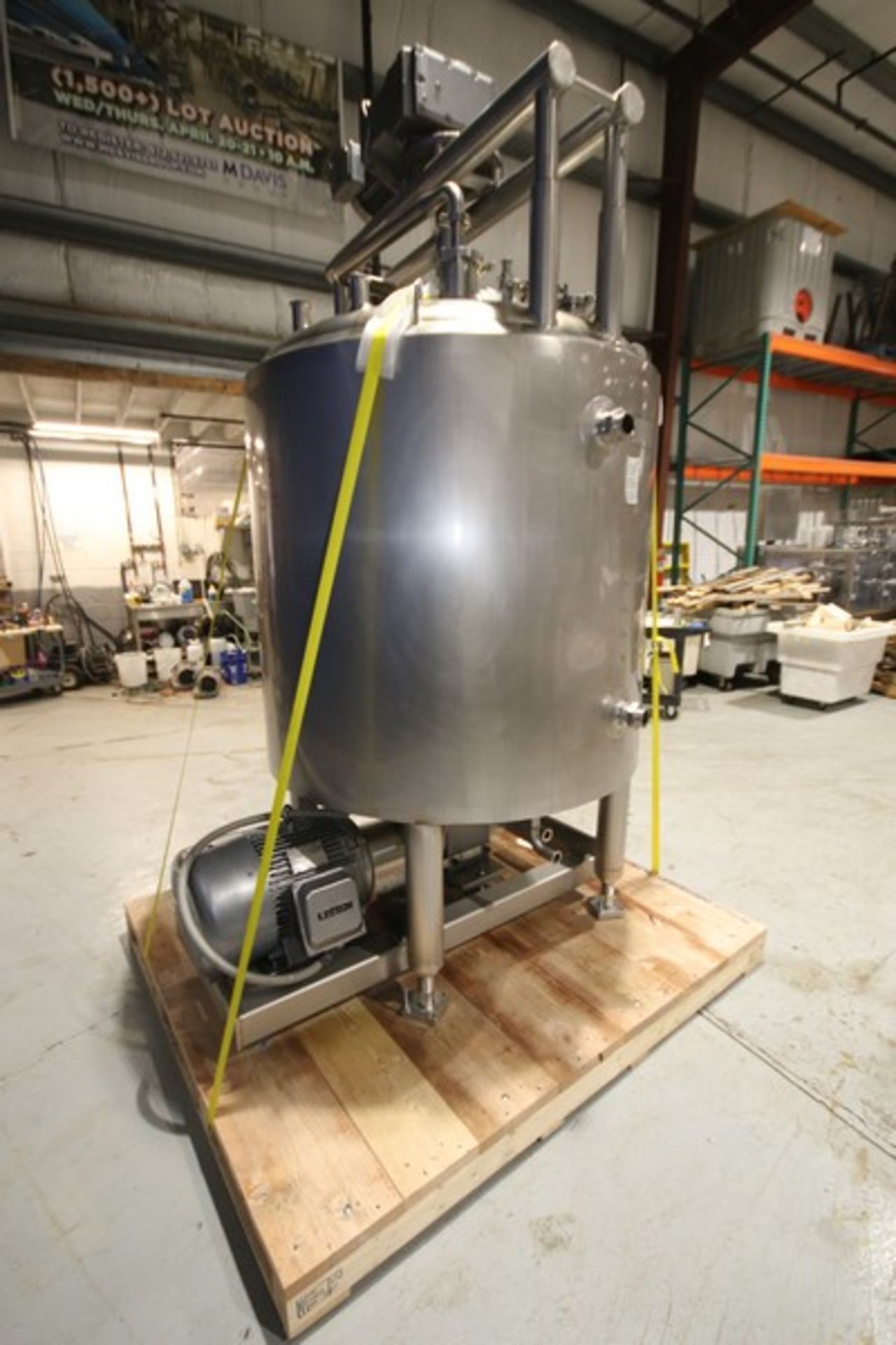 APV 400 Gallon Crepaco S/S Jacketed Dome Top Multiverter / Blender, SN K-2030, 316L Stainless, - Bild 8 aus 22