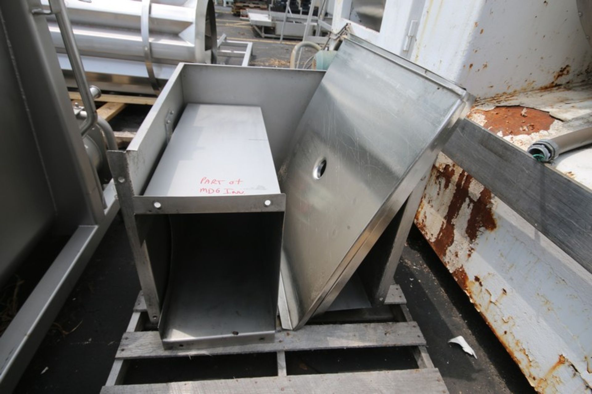 Koss 66" L x 29" W x 43" D S/S Ribbon Blender, SN 3067A, (Dismantled) with 24" W Ribbon & 5 hp/ - Image 11 of 11