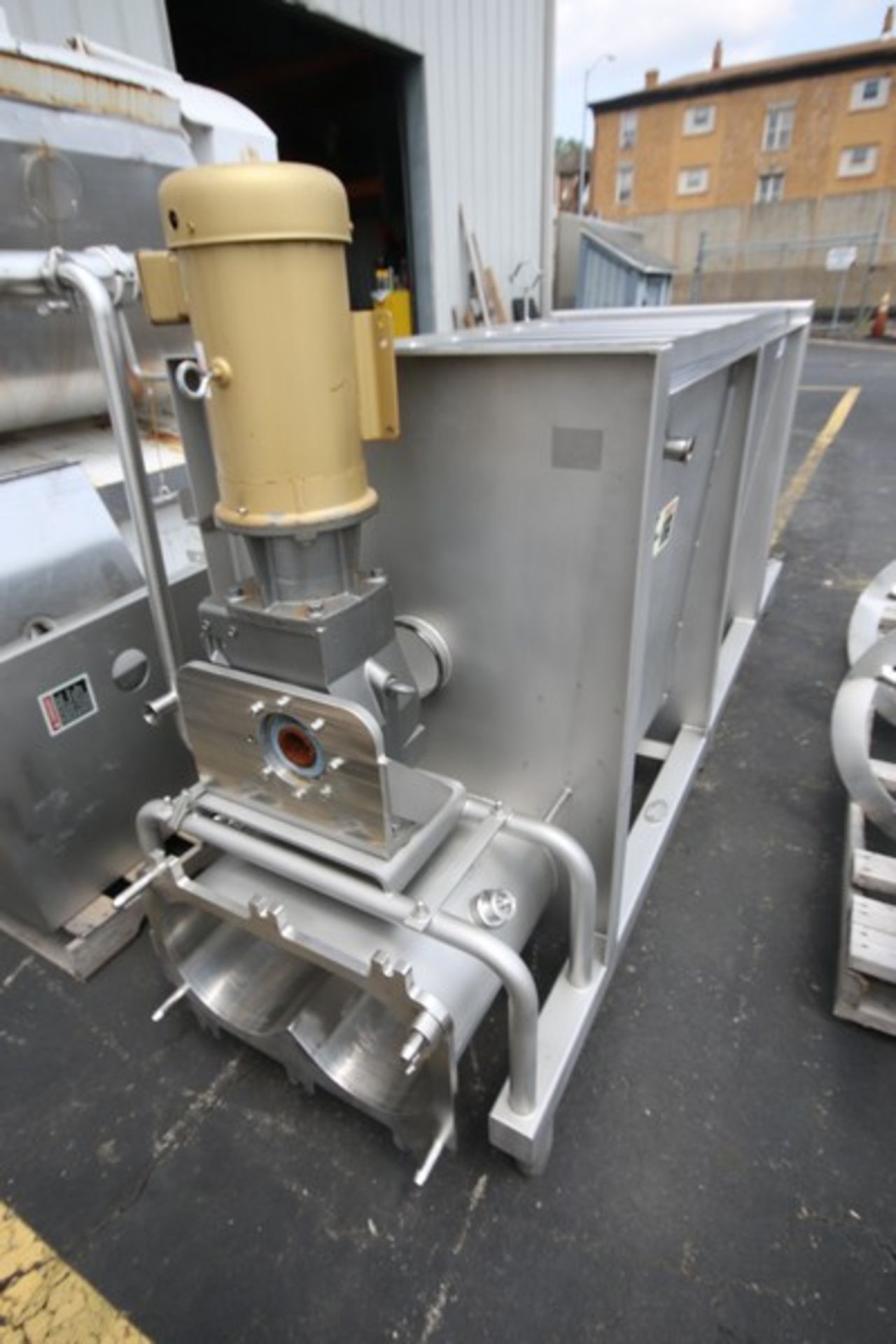 Koss 66" L x 29" W x 43" D S/S Ribbon Blender, SN 3067A, (Dismantled) with 24" W Ribbon & 5 hp/ - Image 4 of 11