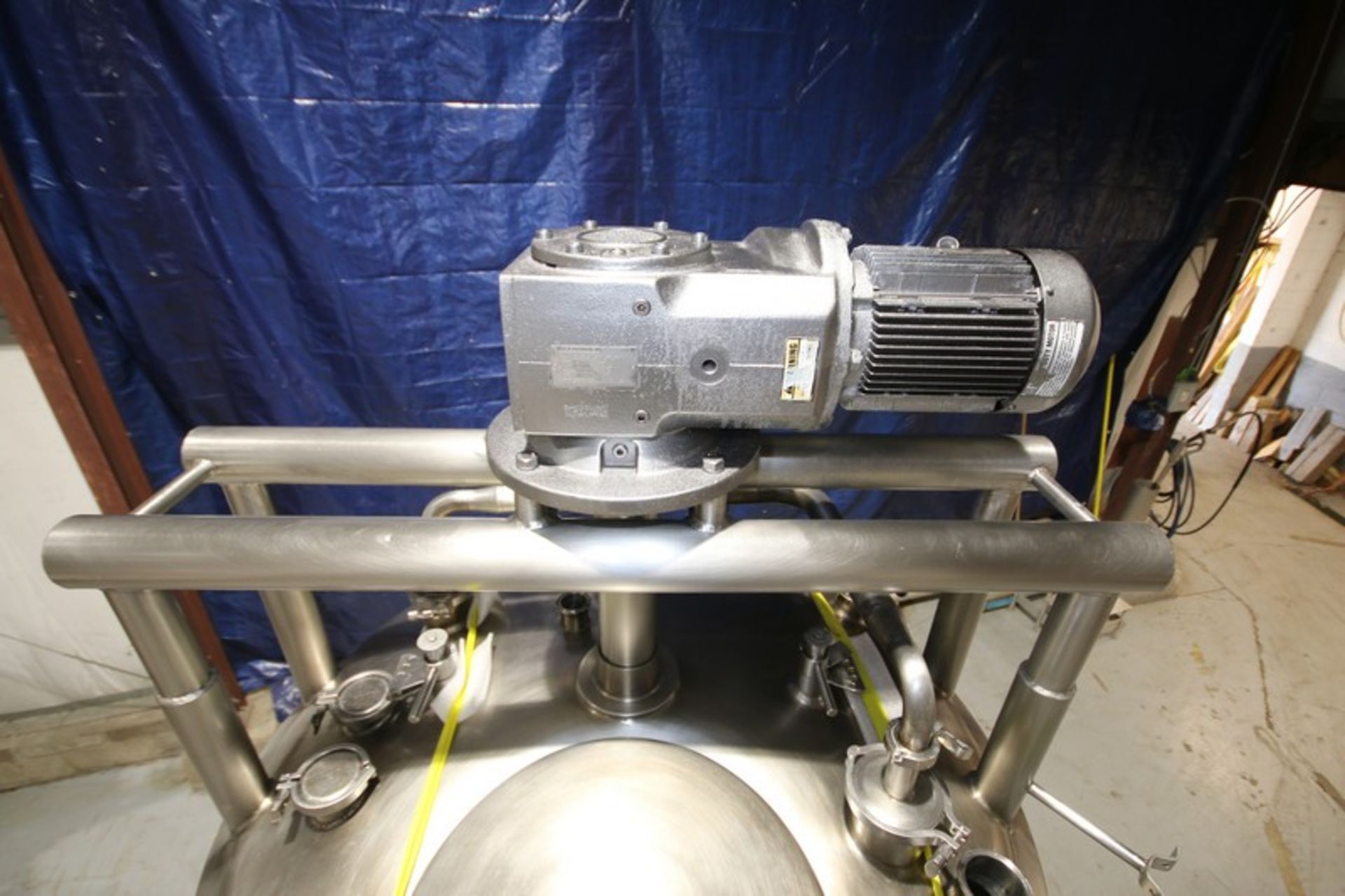 APV 400 Gallon Crepaco S/S Jacketed Dome Top Multiverter / Blender, SN K-2030, 316L Stainless, - Image 4 of 22