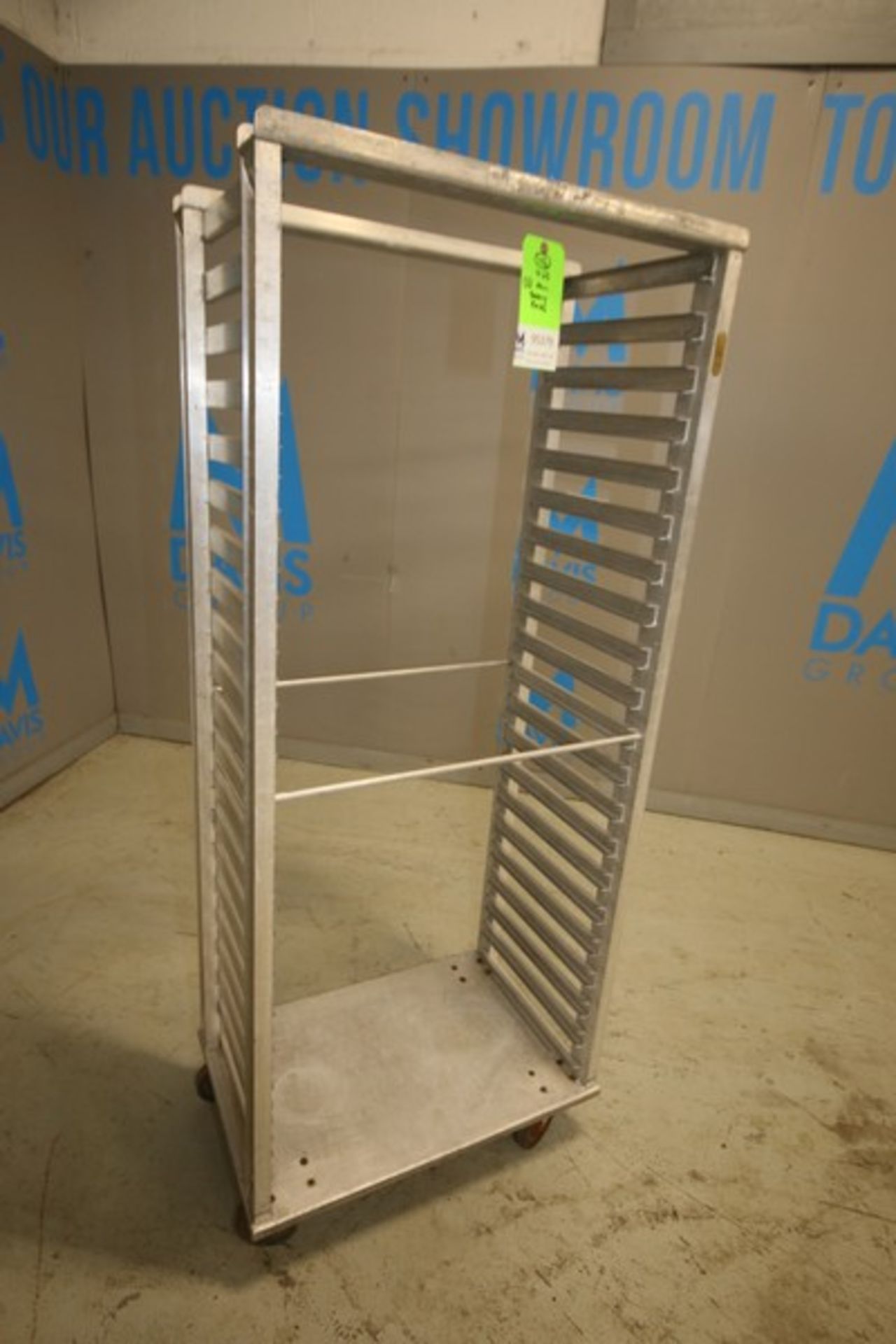 Lot of (5) Assorted Aluminum Bakery Racks, 28" W x 18" D x 69" H, Try Size - 26" x 18" (INV#95379)(
