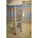Lot of (8) New Age 20' W x 26" D x 69" H Aluminum Bakery Racks, with 20 Position x 18" W x 25" L
