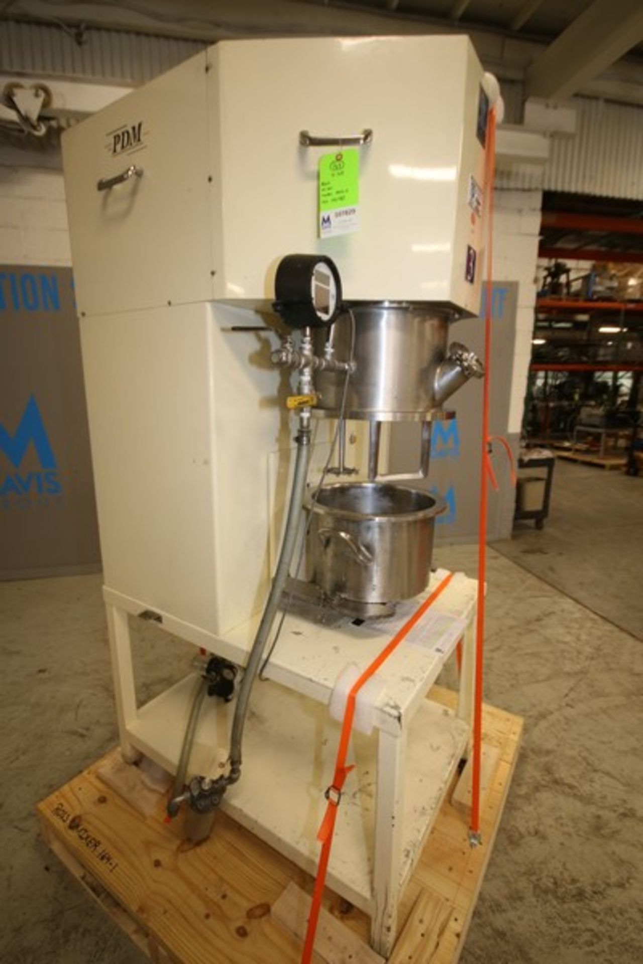 Ross Planetary Mixer, Model PDM-4, SN 106785, with Stirrer & Disperser, 14" W x 8" D S/S Mixing - Image 2 of 13