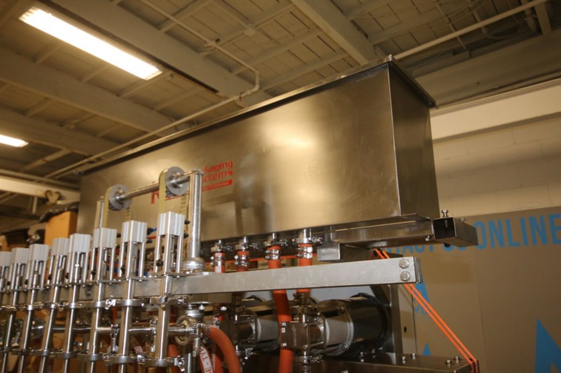 Kiss Packaging Systems / Accure 8-Head S/S Piston Filler with Holding Tank / Bowl, (8) On-Board - Image 8 of 16
