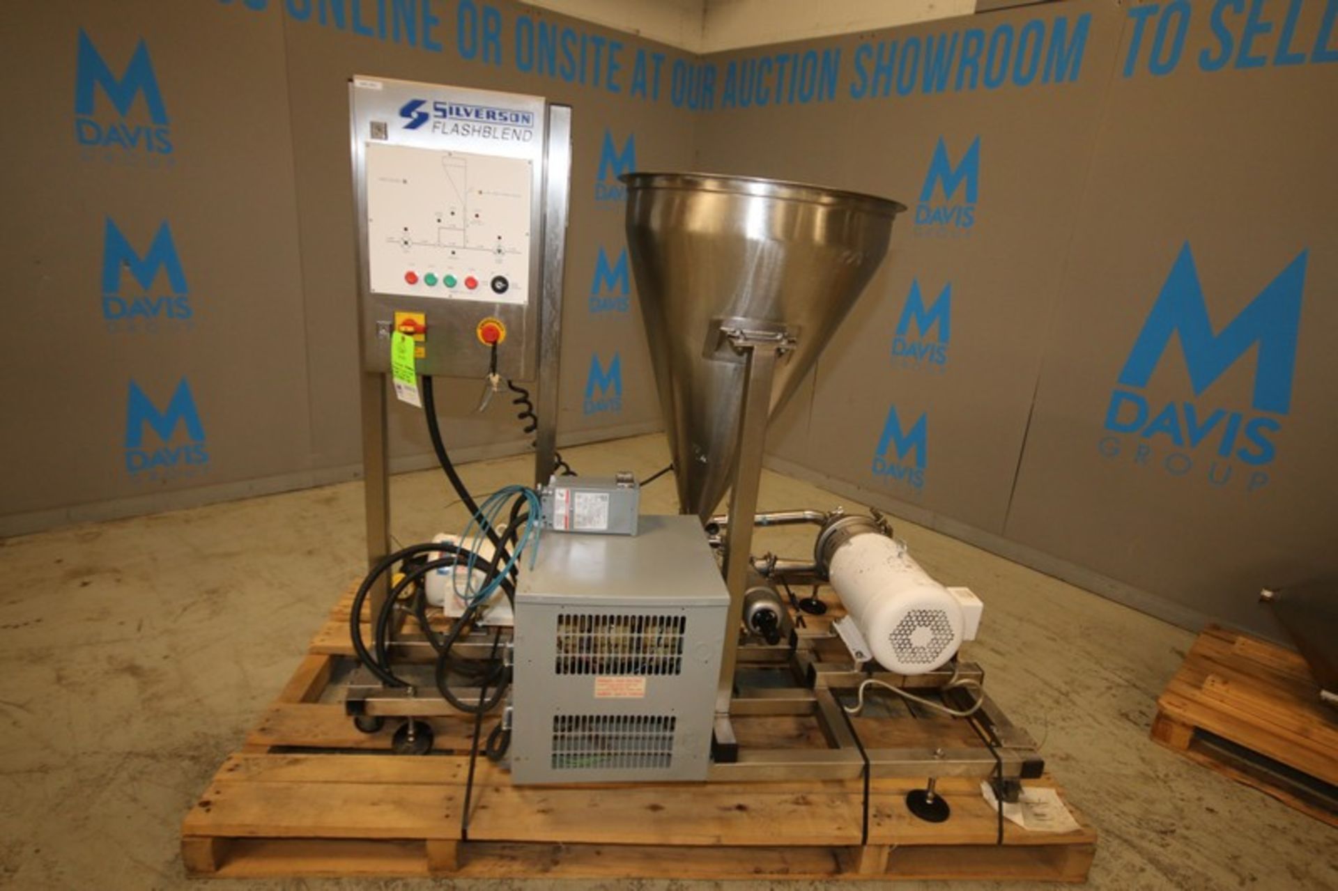 Silverson Flashblend Powder / Liquid Mixer Skid System, Model FLB 30S, SN FLB305 268, with High