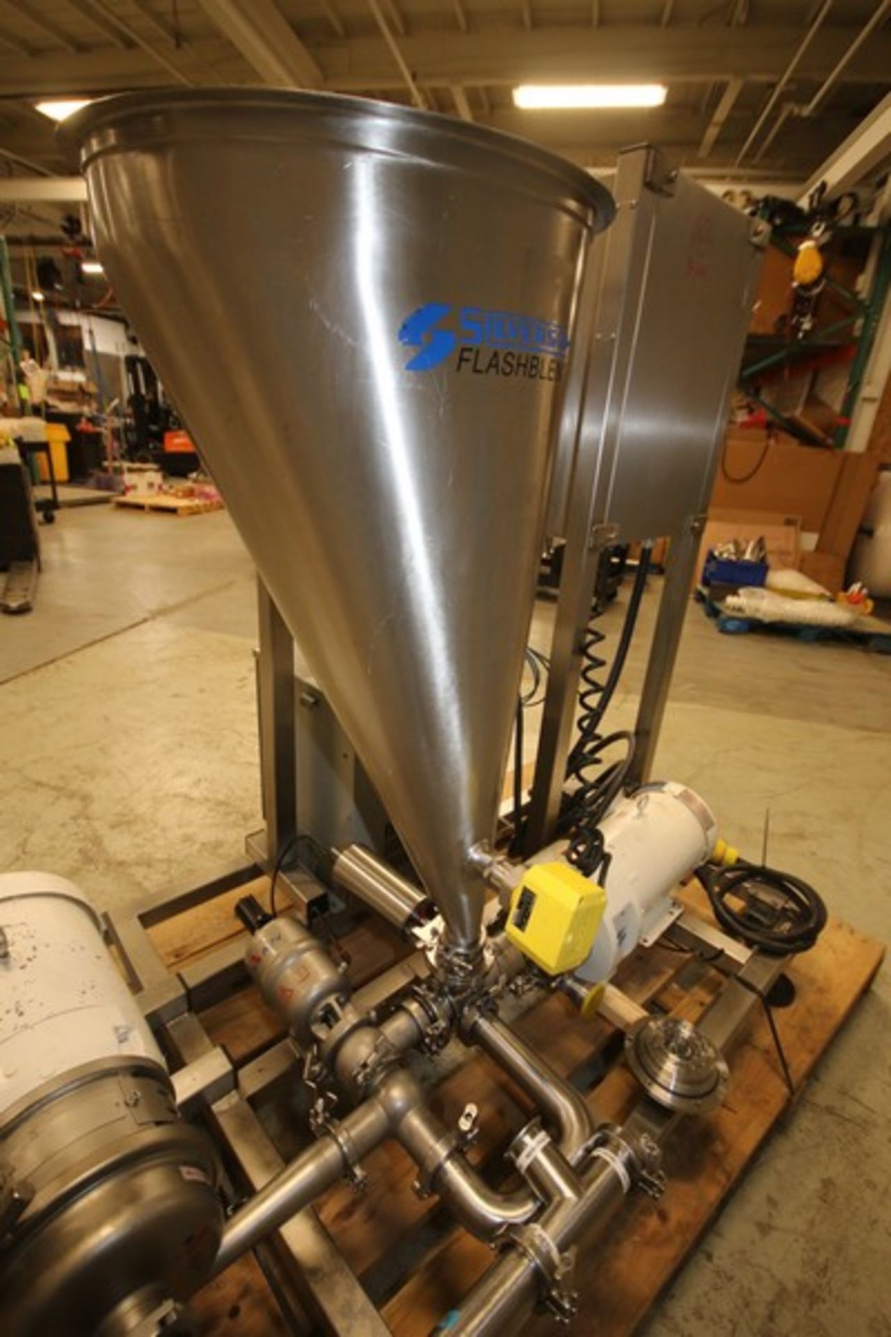 Silverson Flashblend Powder / Liquid Mixer Skid System, Model FLB 30S, SN FLB305 268, with High - Image 9 of 19