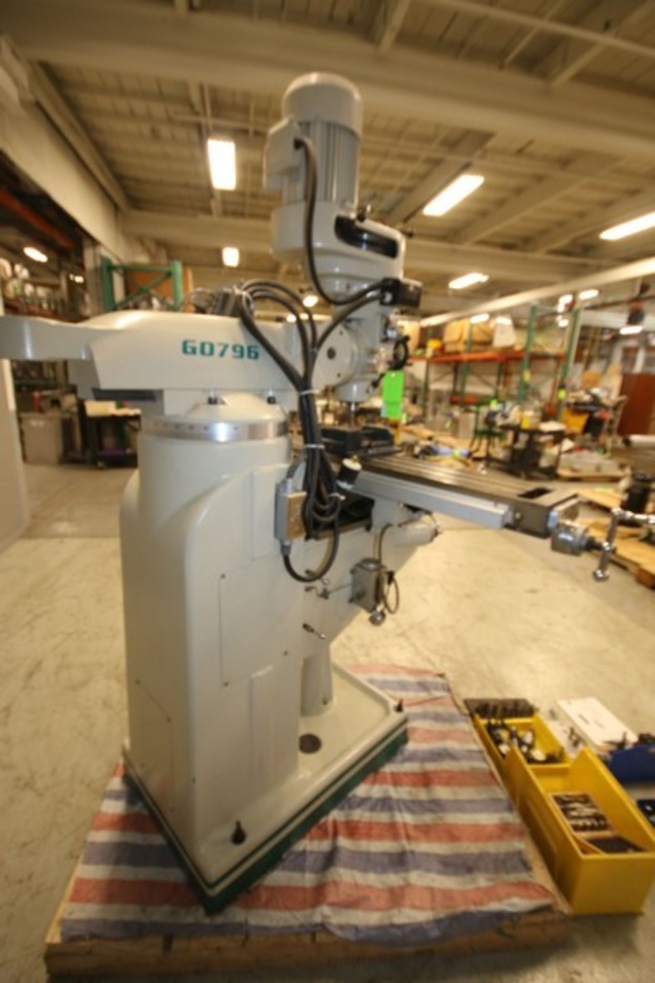 2021 Grizzly 9" x 49" Vertical Milling Machine, Model G0796, SN A200492, with Goxh LCD i500 Touch - Bild 8 aus 13