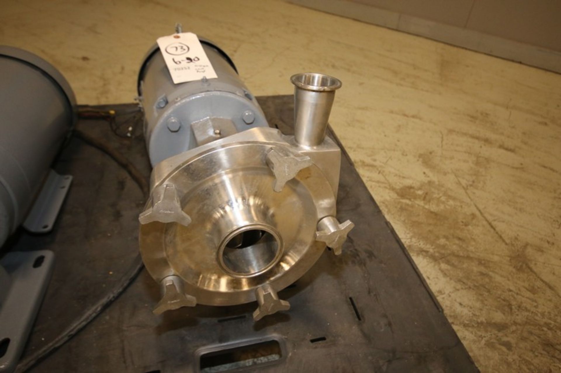 Fristam Aprox. 10 hp Centrifugal Pump, S/N FP17320203057, with Aprox. 2" x 3" Clamp Type Inlet/ - Image 2 of 3